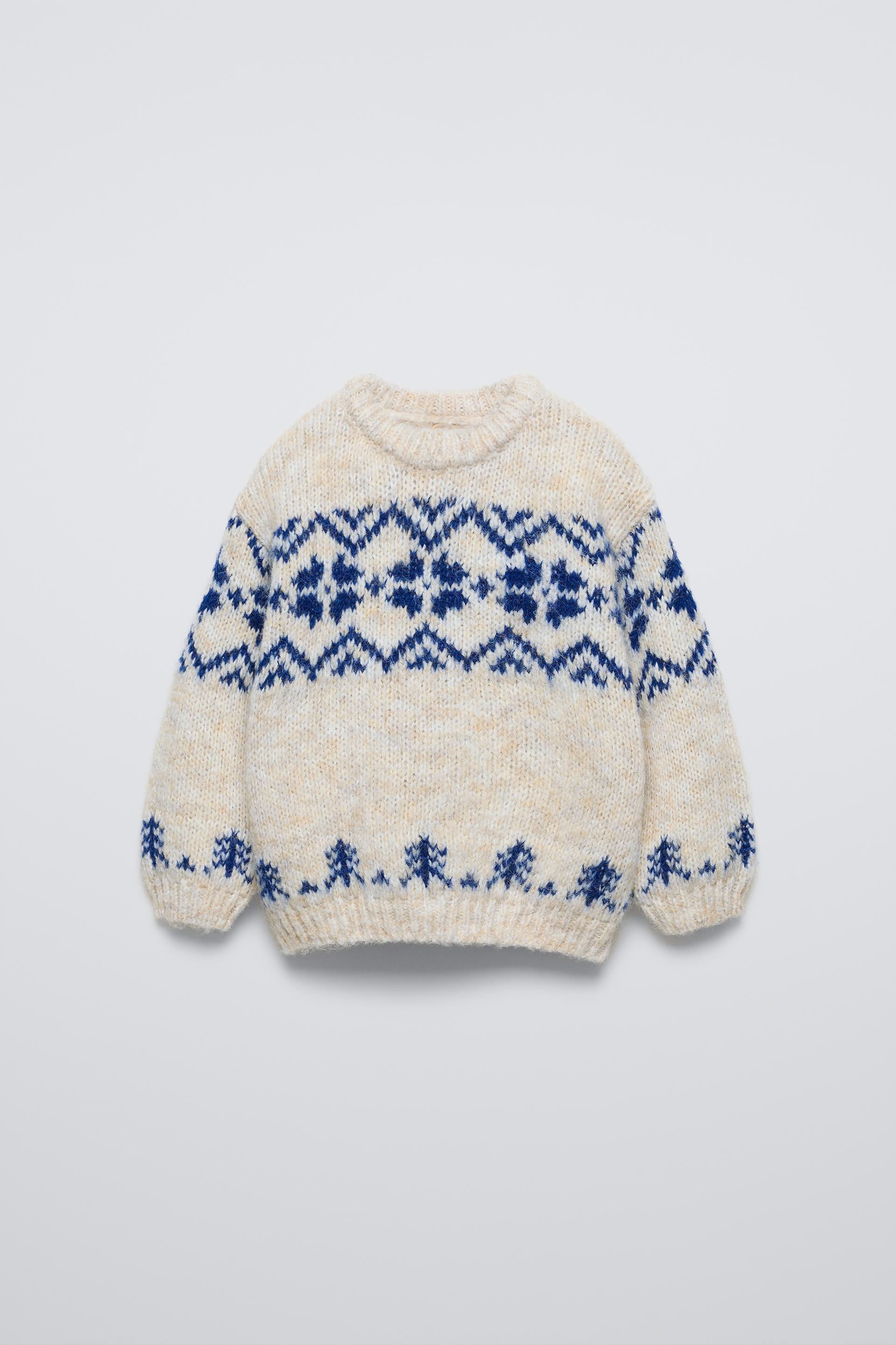 JACQUARD KNIT SWEATER SKI COLLECTION by ZARA