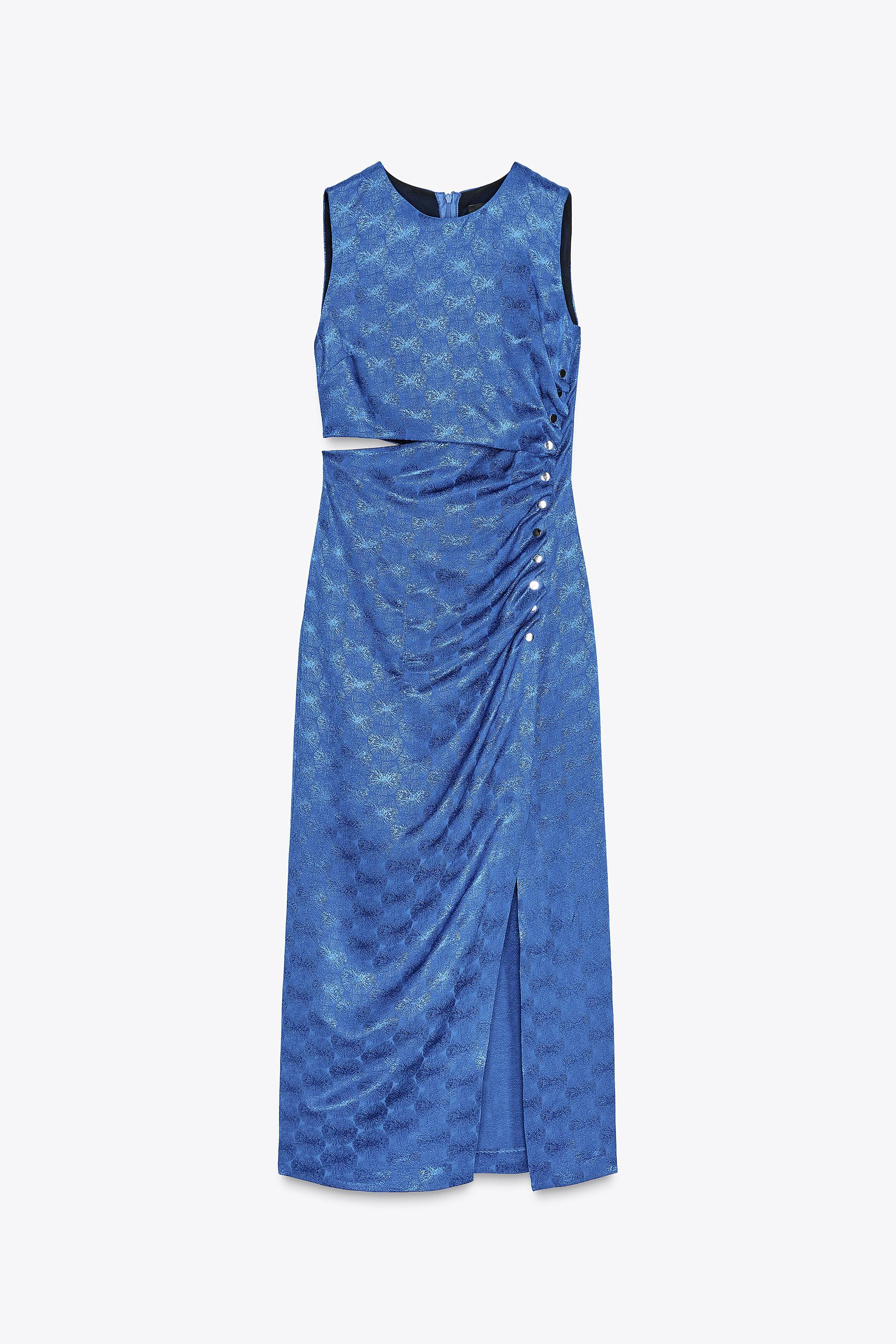 JACQUARD MIDI DRESS by ZARA