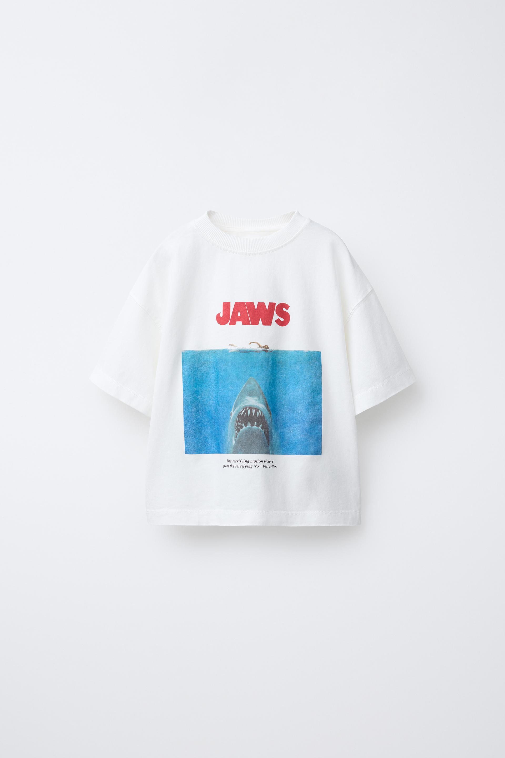 JAWS © 50TH ANNIVERSARY MOVIE T-SHIRT by ZARA