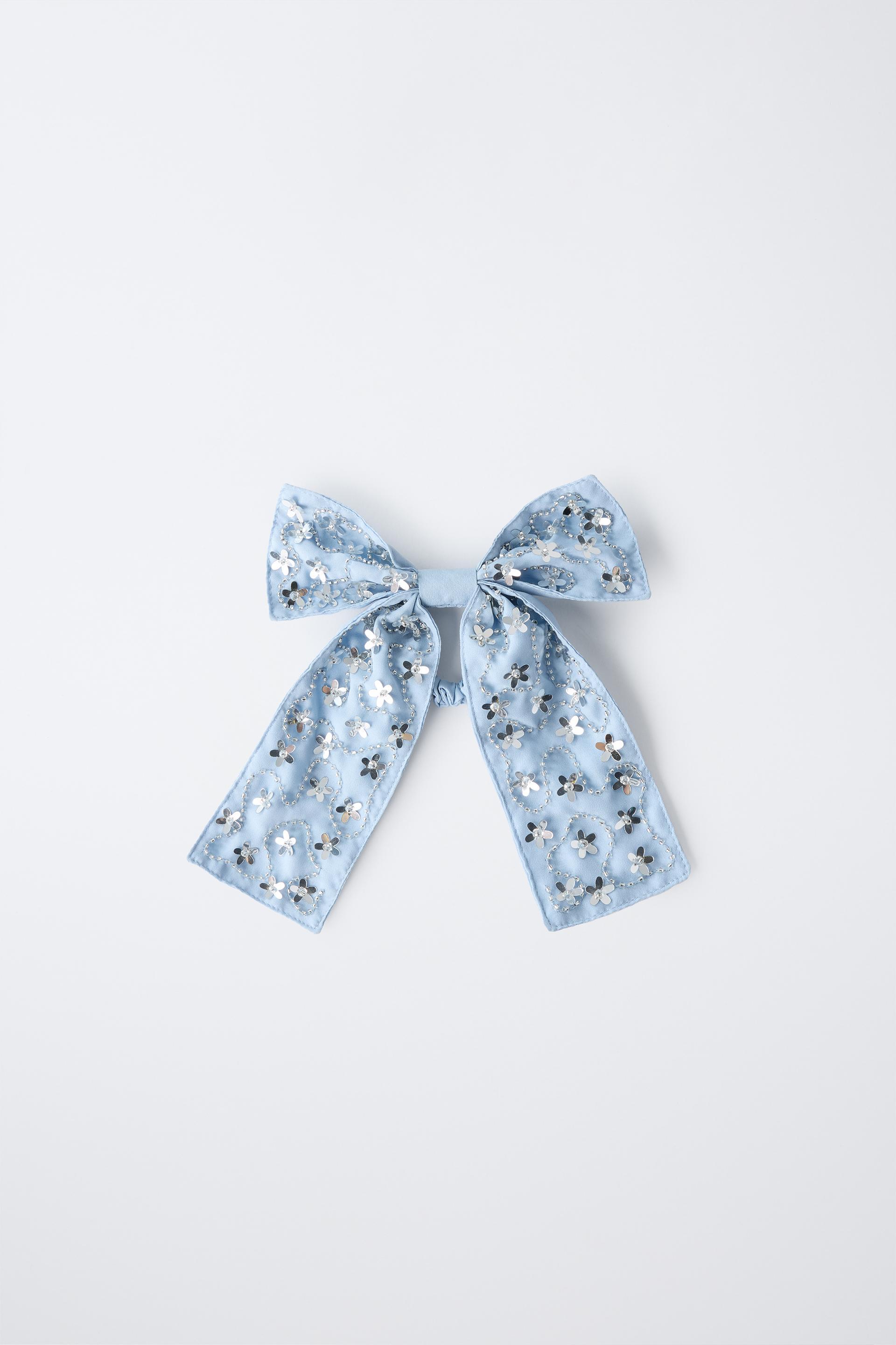 JEWEL BOW HAIR TIE by ZARA