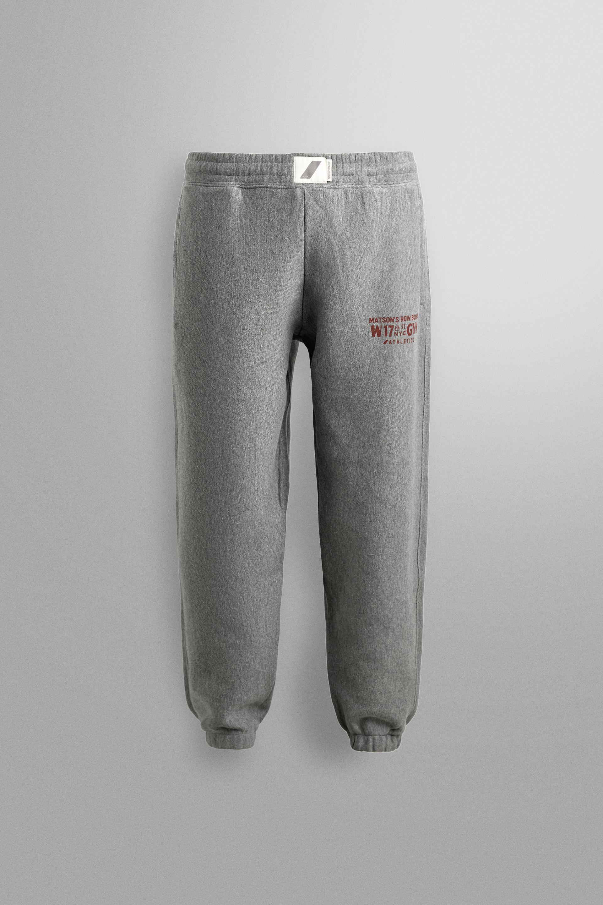 JOGGING PANTS WITH PRINTED TEXT by ZARA