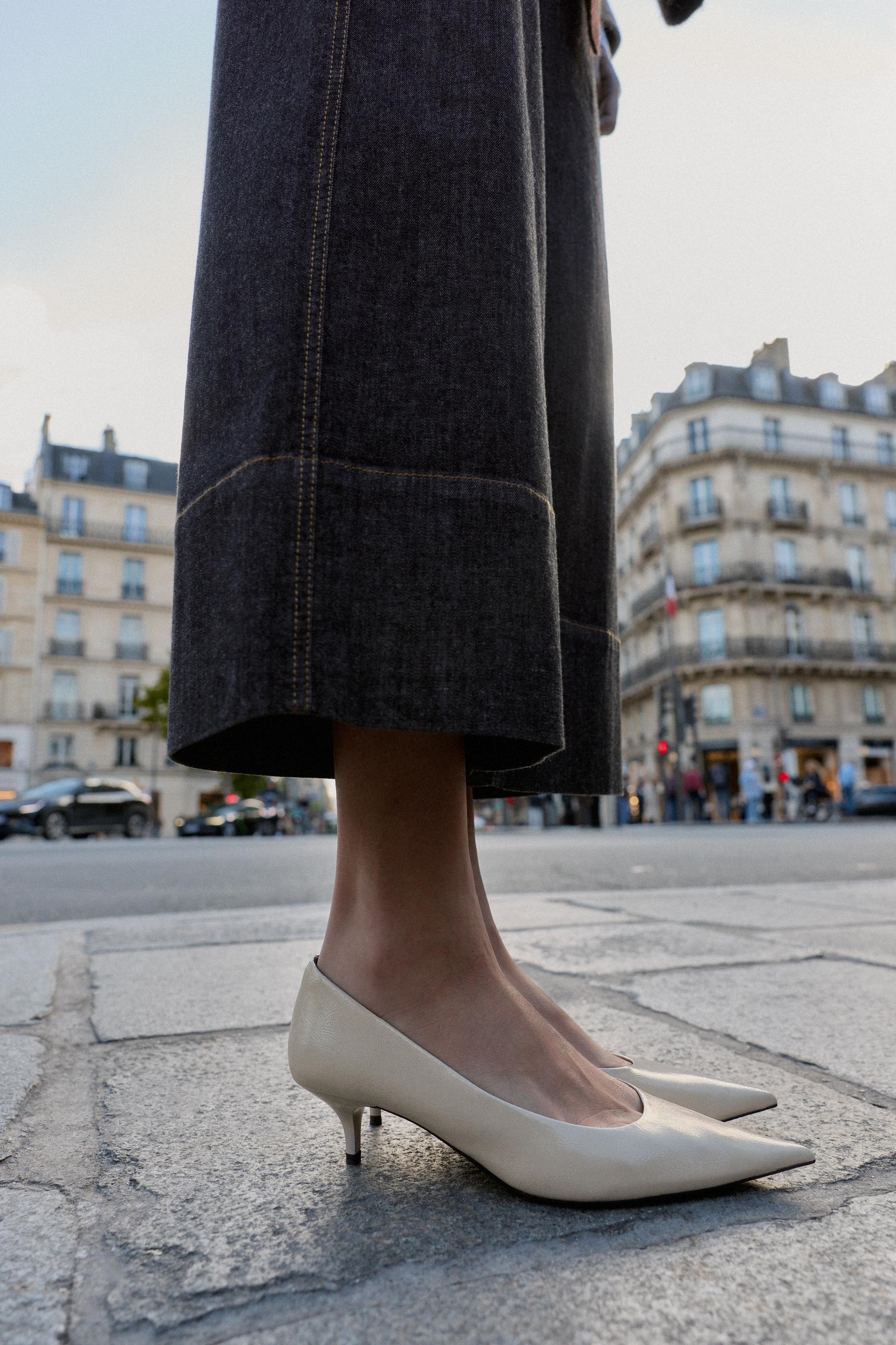 KITTEN HEEL SHOES by ZARA