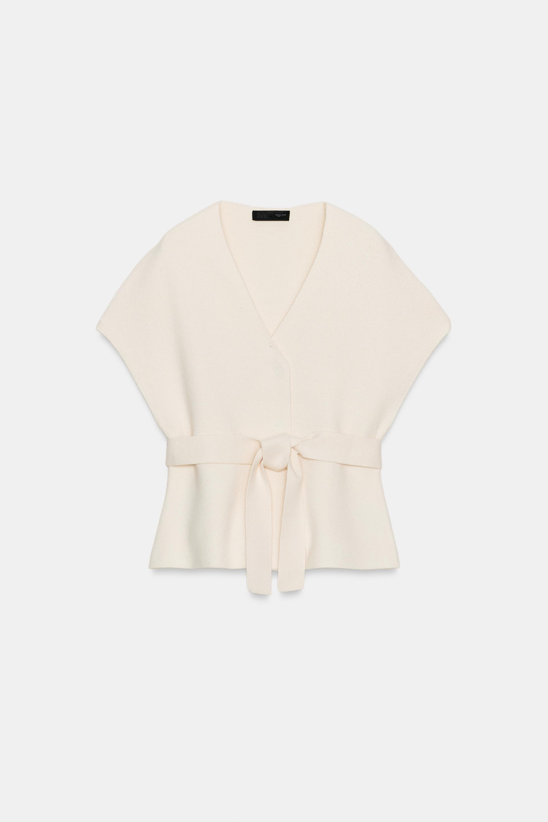 KNIT BELT VEST by ZARA