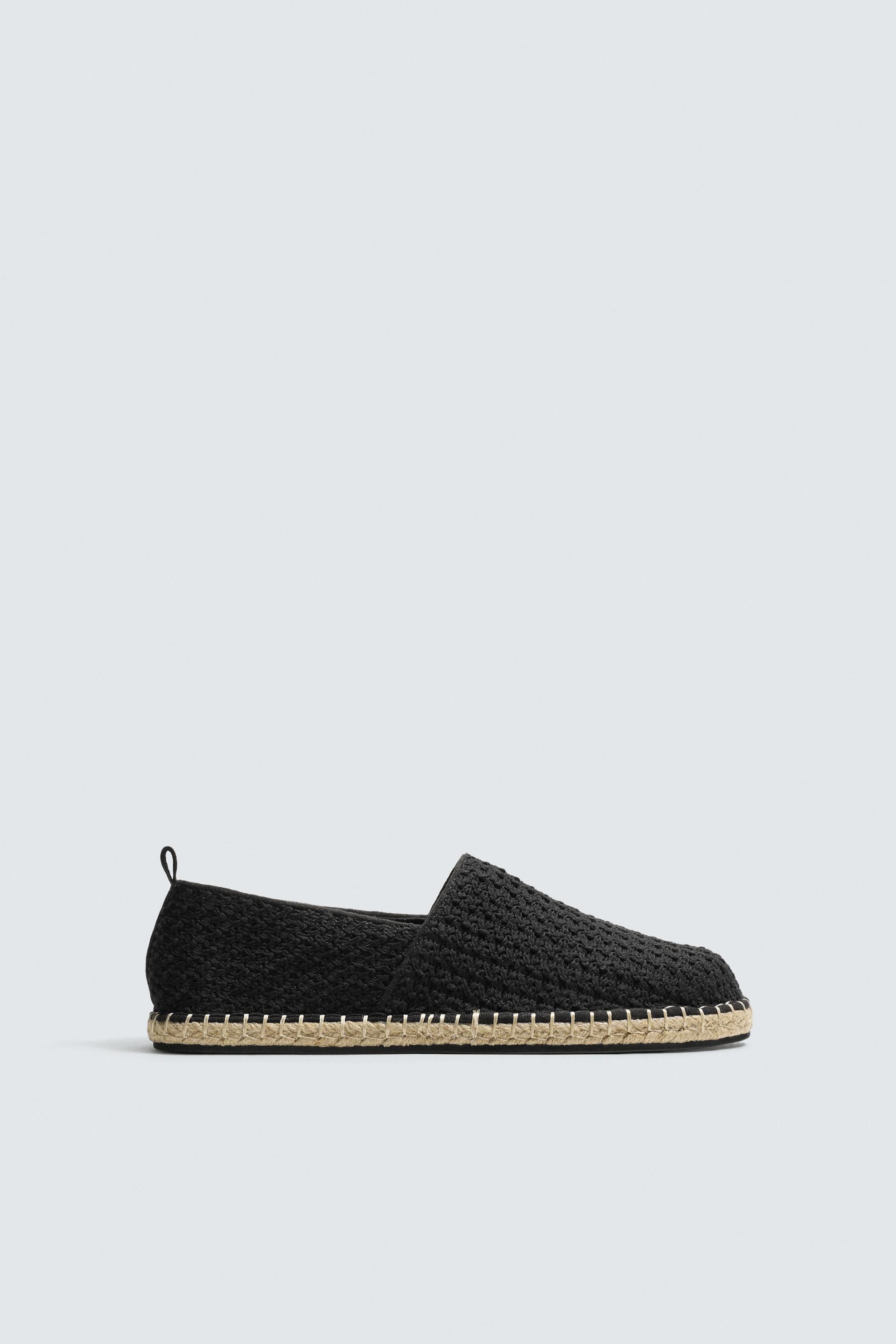 KNIT FABRIC ESPADRILLES by ZARA