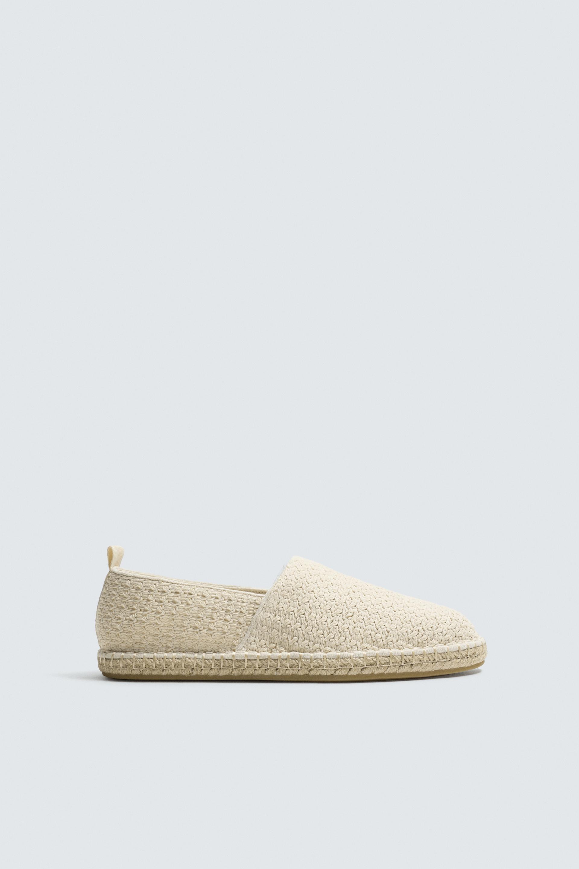 KNIT FABRIC ESPADRILLES by ZARA