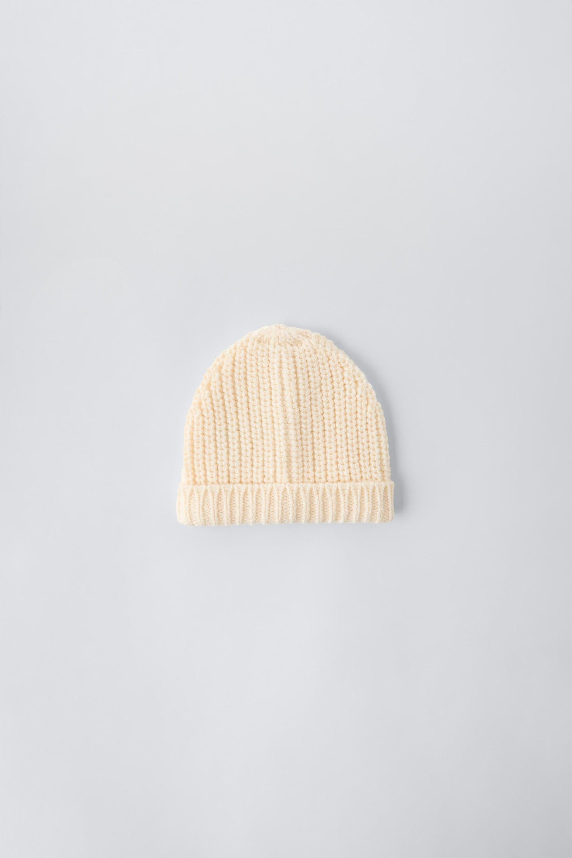 KNIT HAT by ZARA