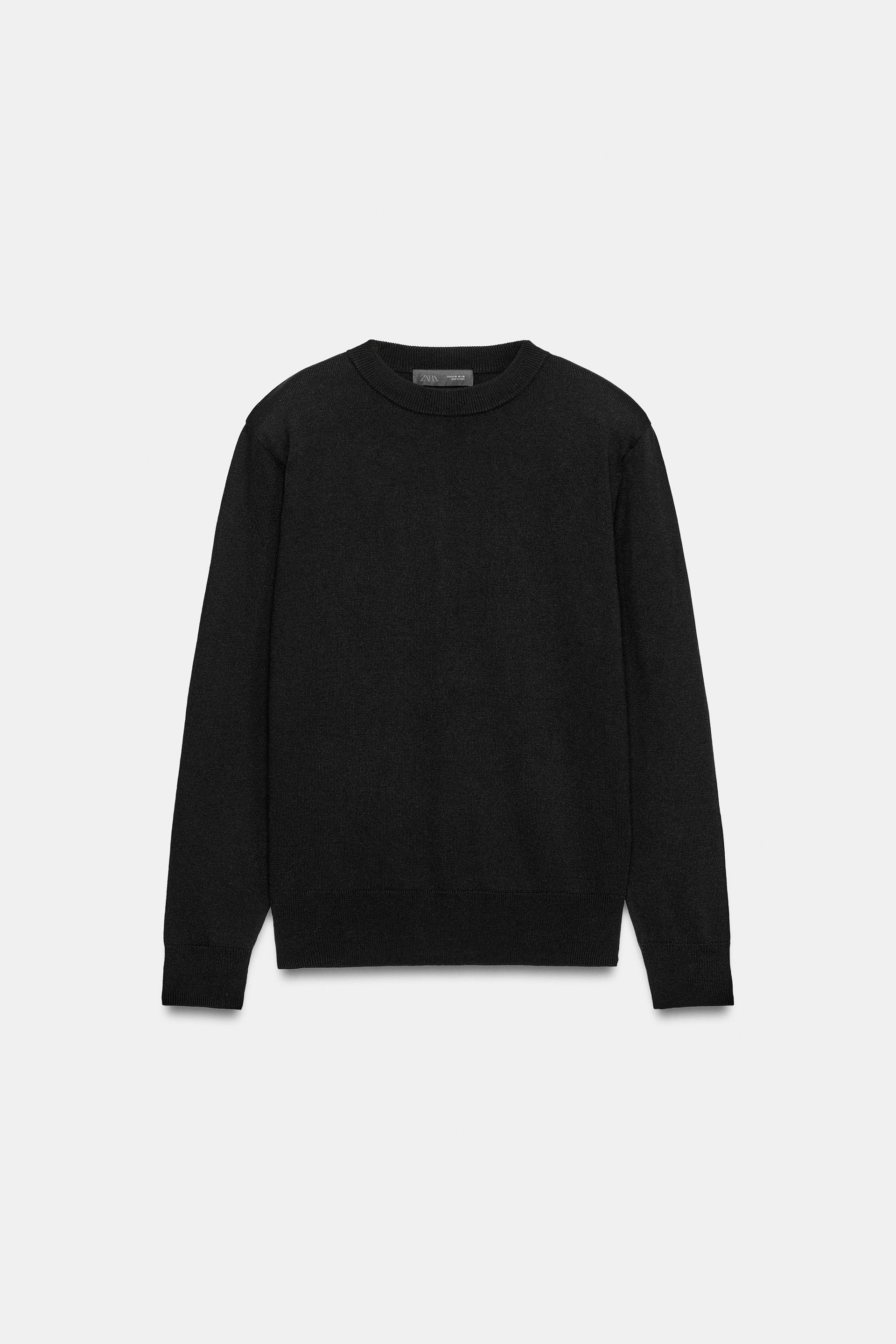 KNIT JUMPER WITH SHOULDER PADS by ZARA
