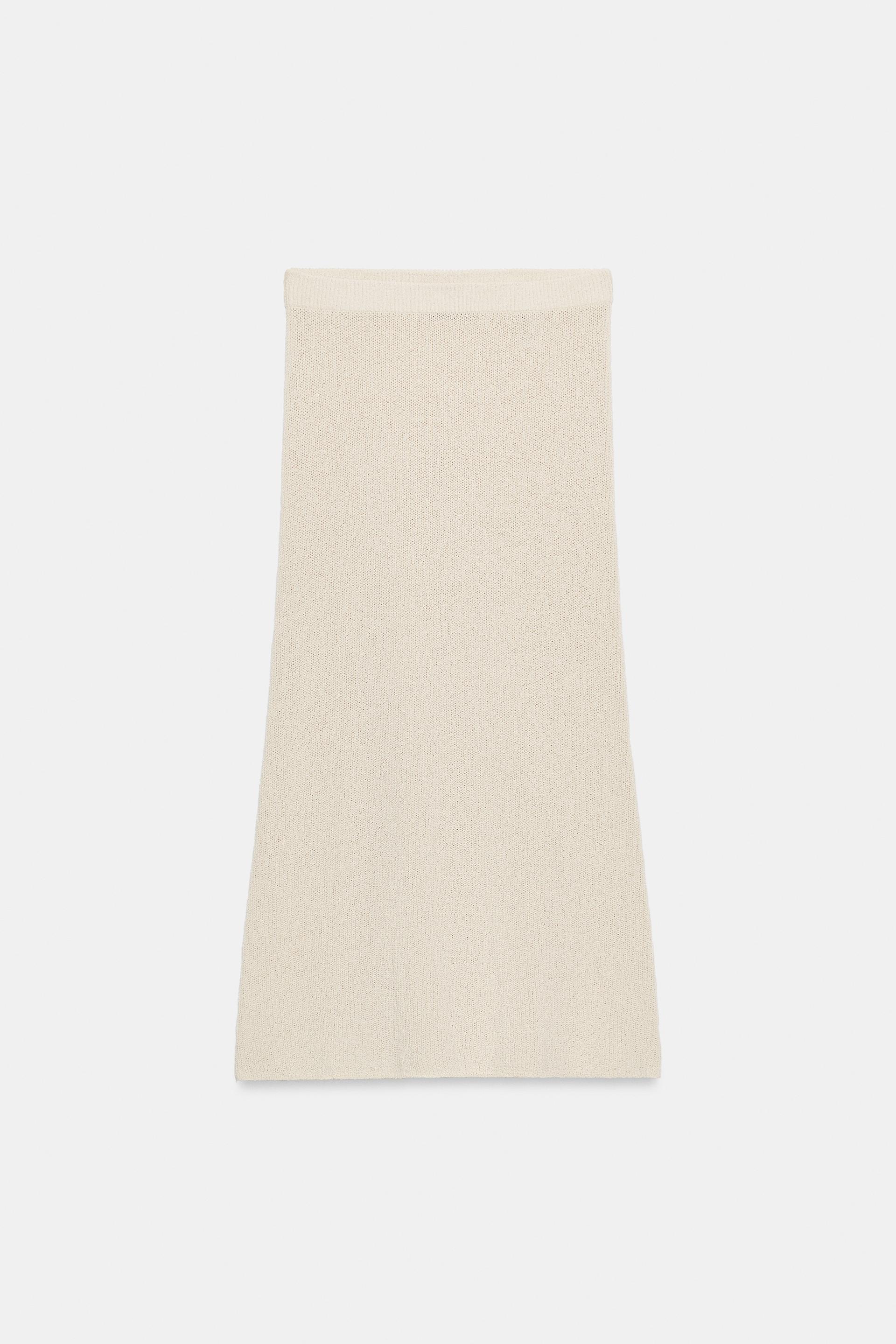 KNIT MIDI SKIRT by ZARA