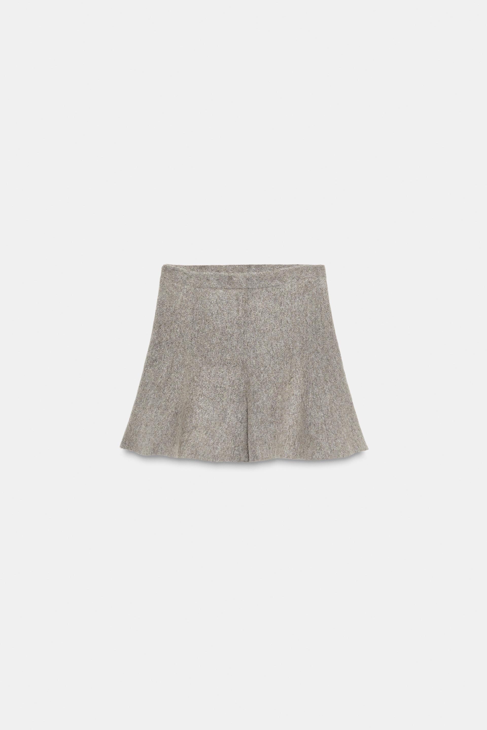 KNIT MINI SKIRT by ZARA