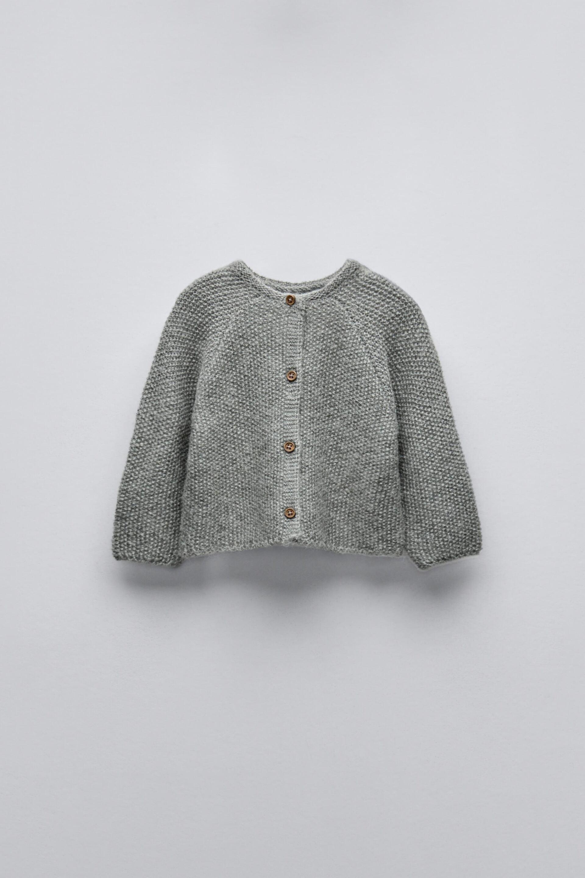 KNIT MOSS STITCH 2 IN 1 CARDIGAN by ZARA