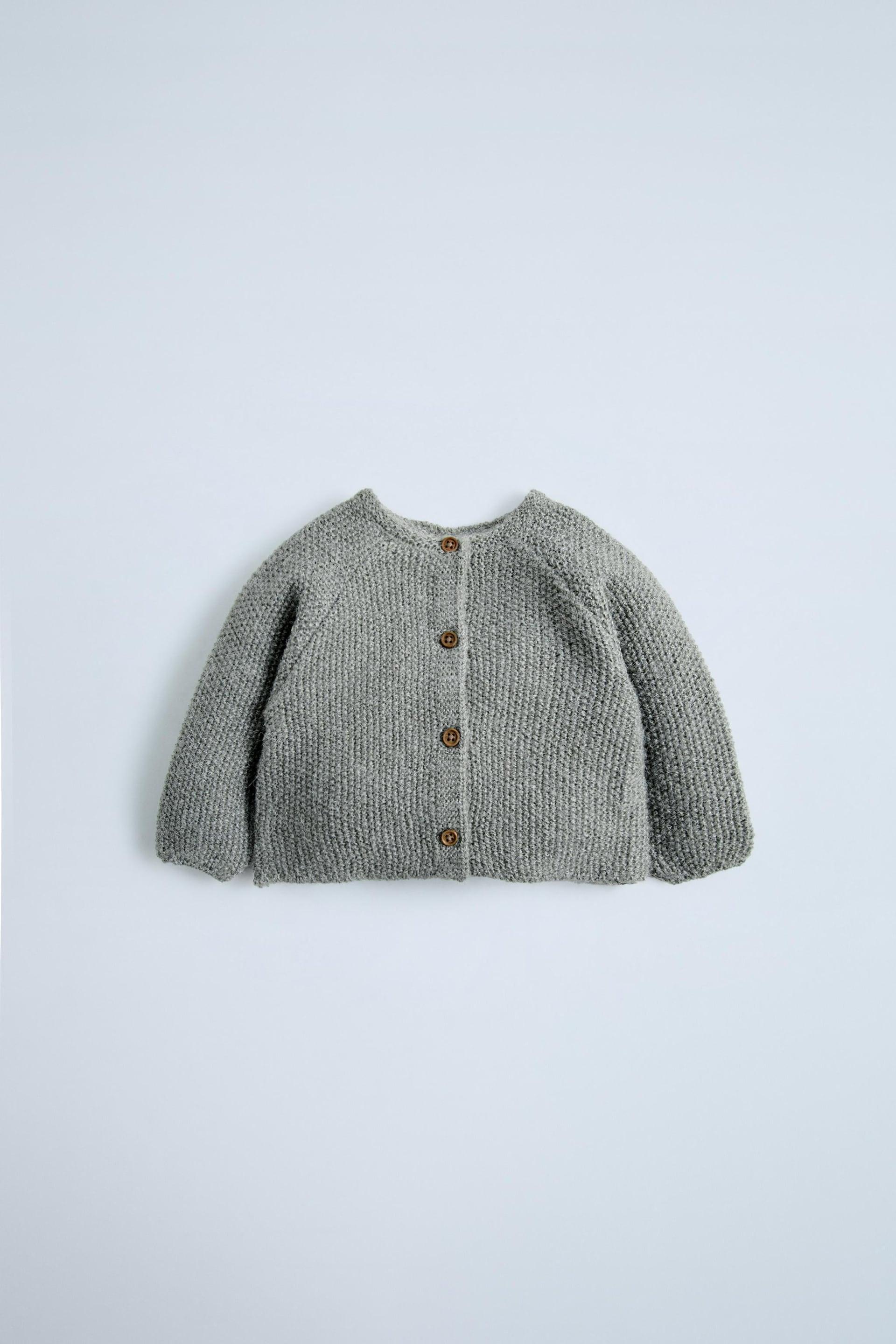 KNIT MOSS STITCH 2 IN 1 CARDIGAN by ZARA