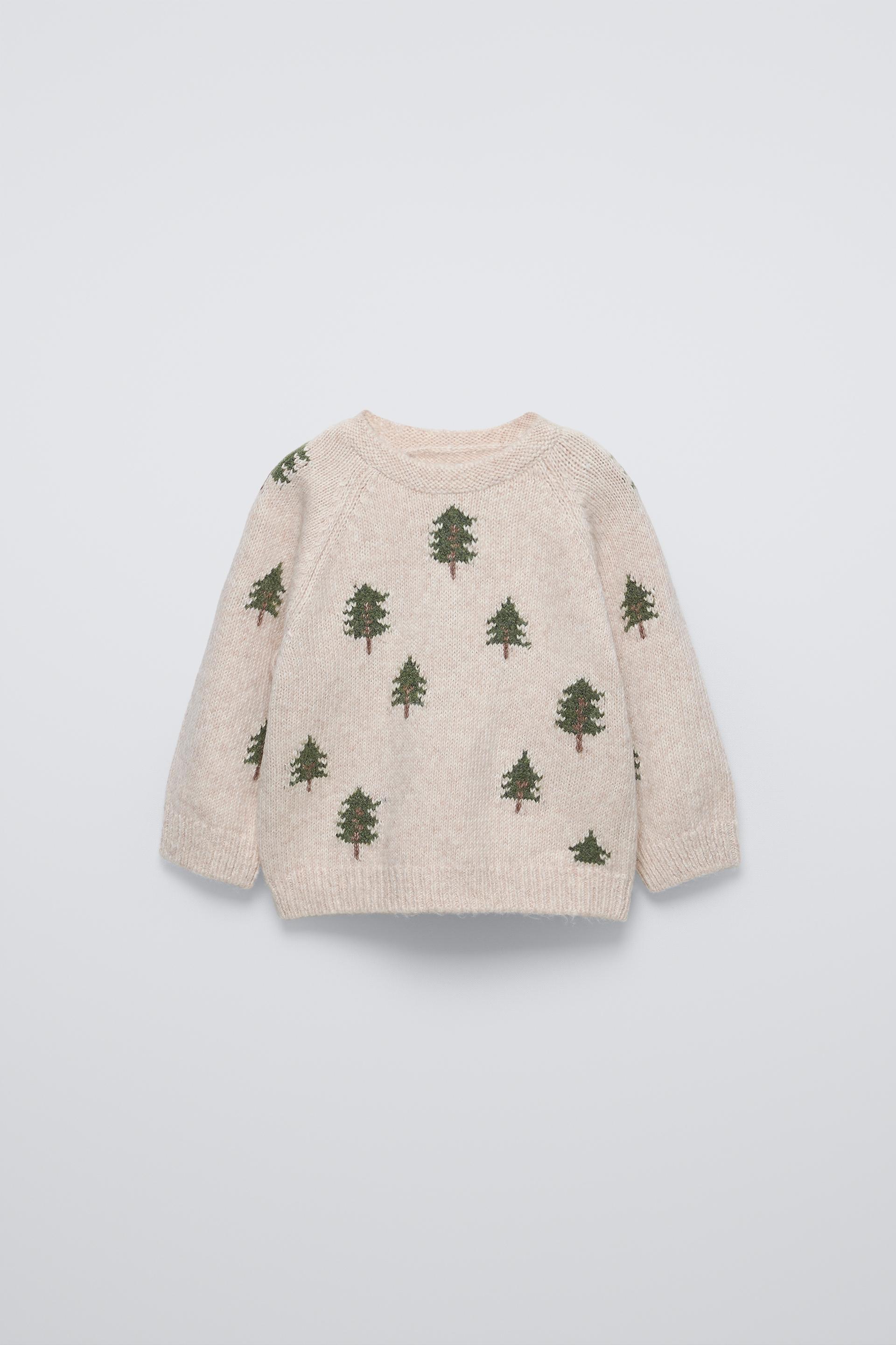 KNIT TREE SWEATER by ZARA