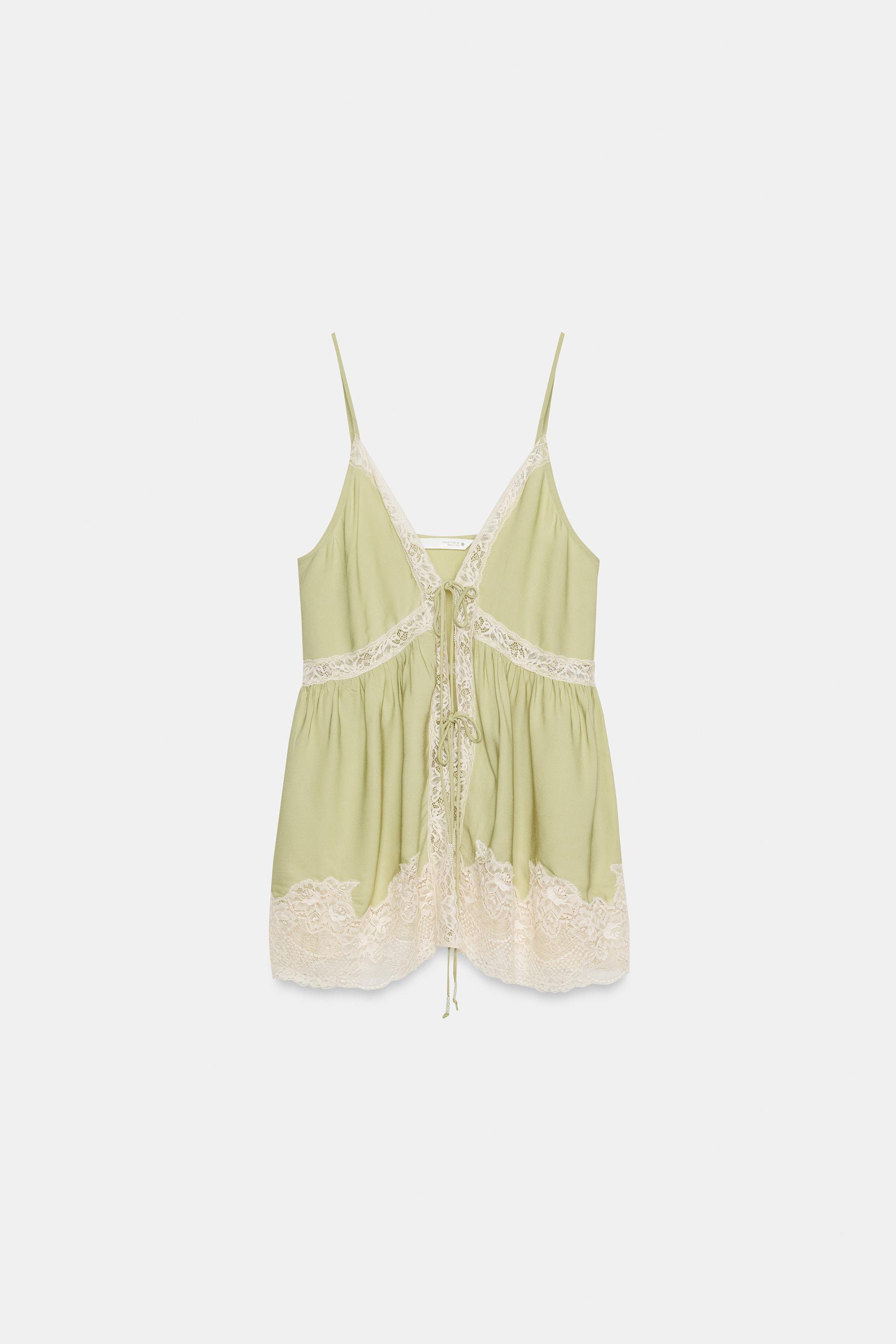 LACE CAMISOLE TOP ZW COLLECTION by ZARA