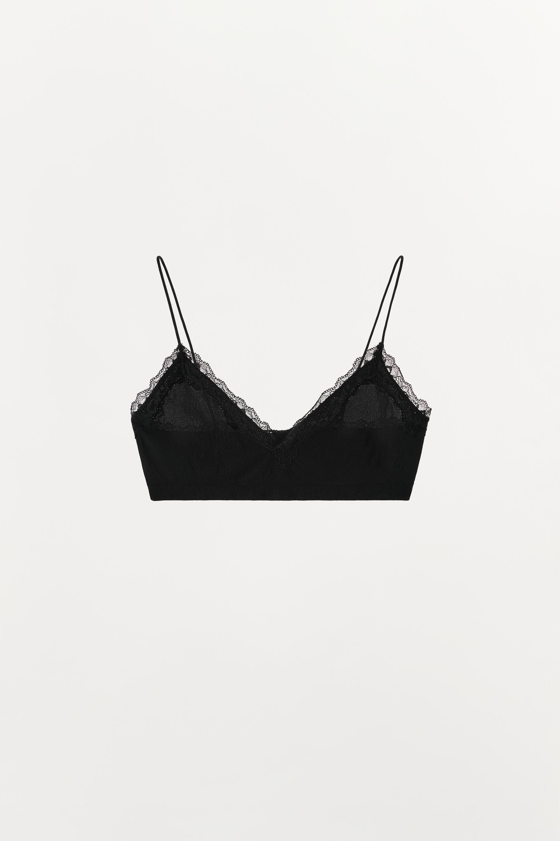 LACE HALF BRALETTE by ZARA