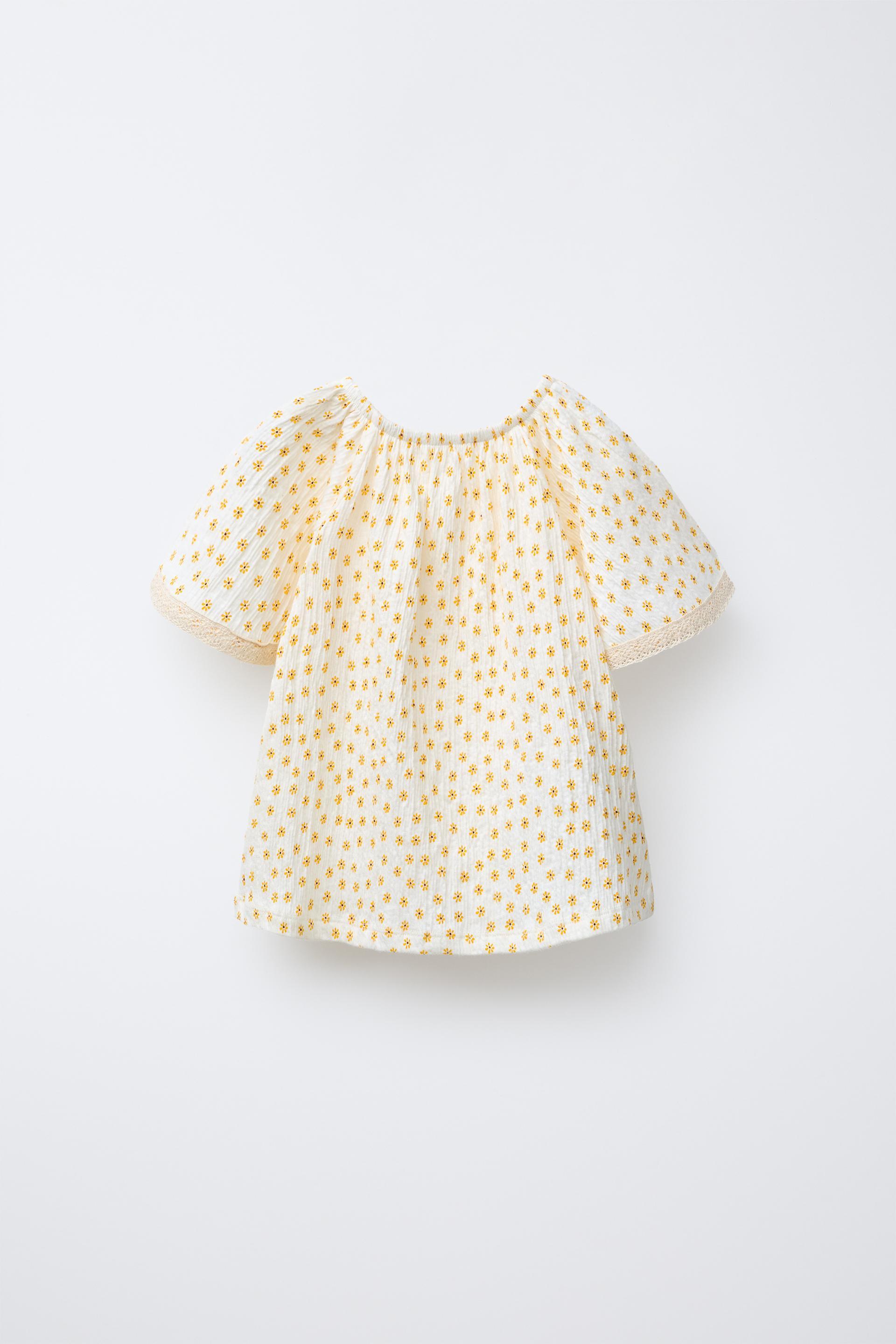 LACE PRINT T-SHIRT by ZARA