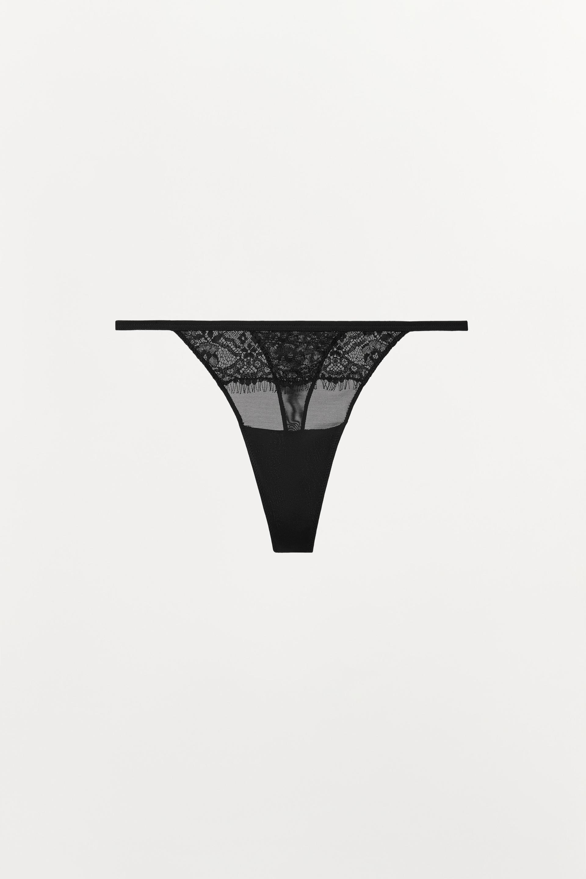 LACE THONG by ZARA