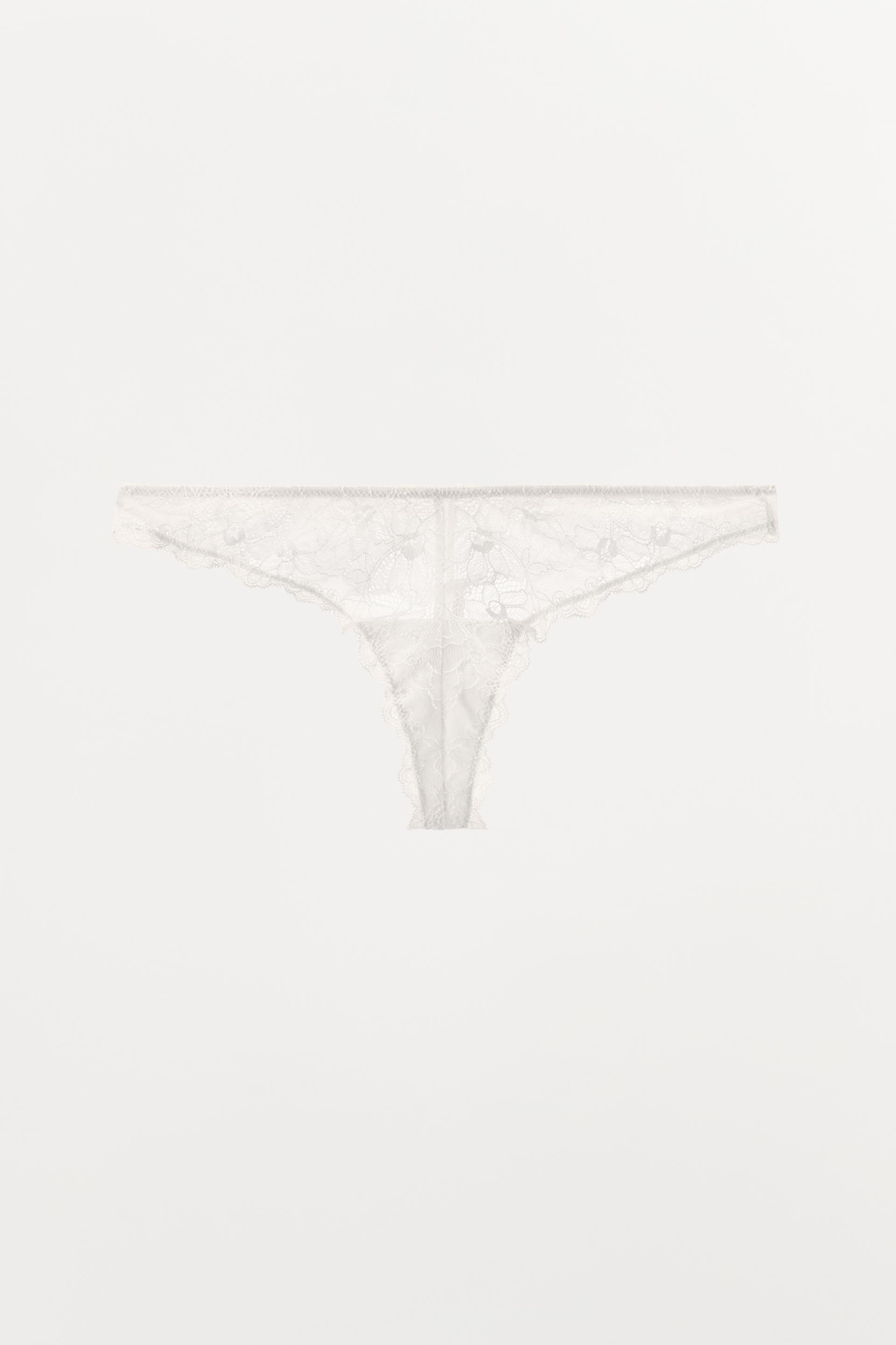 LACE THONG by ZARA