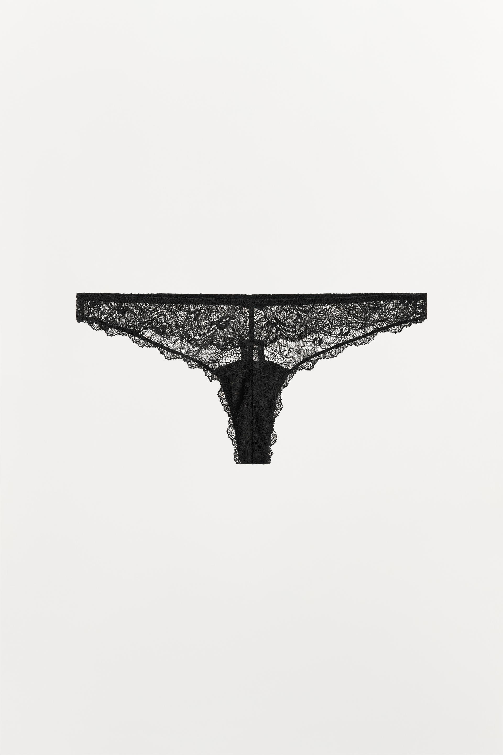 LACE THONG by ZARA