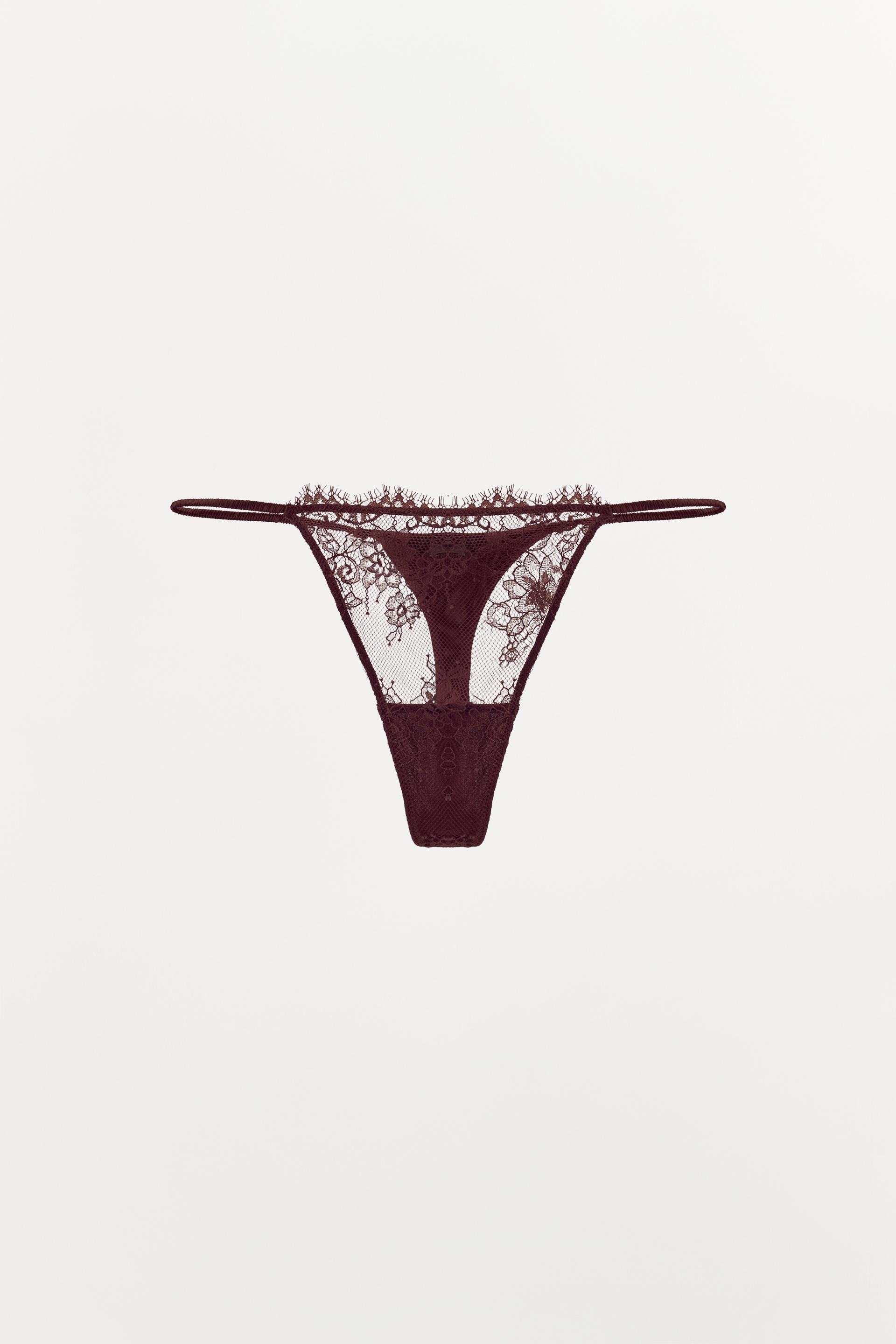 LACE THONG by ZARA