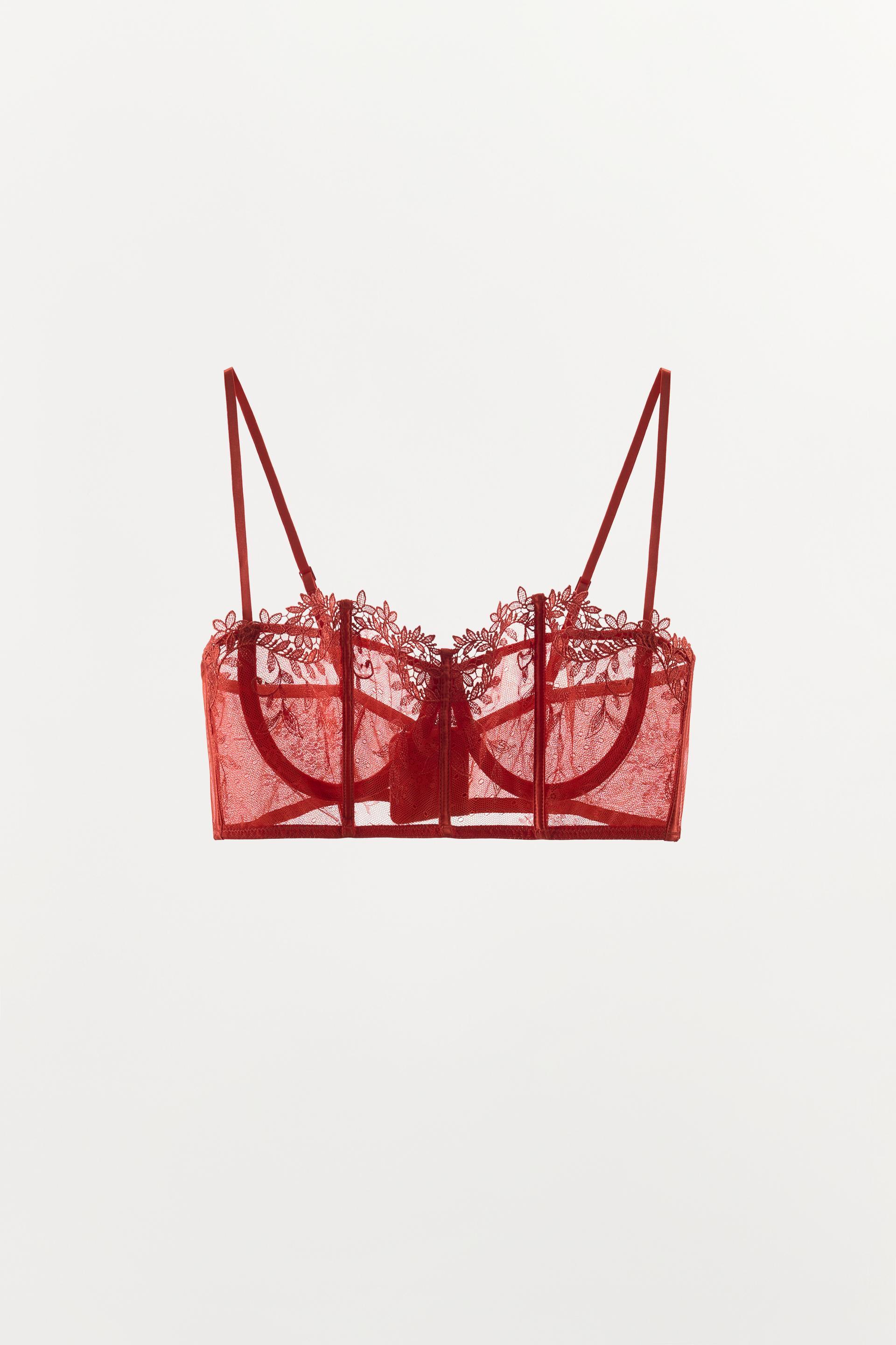 LACE UNDERWIRE BRALETTE by ZARA