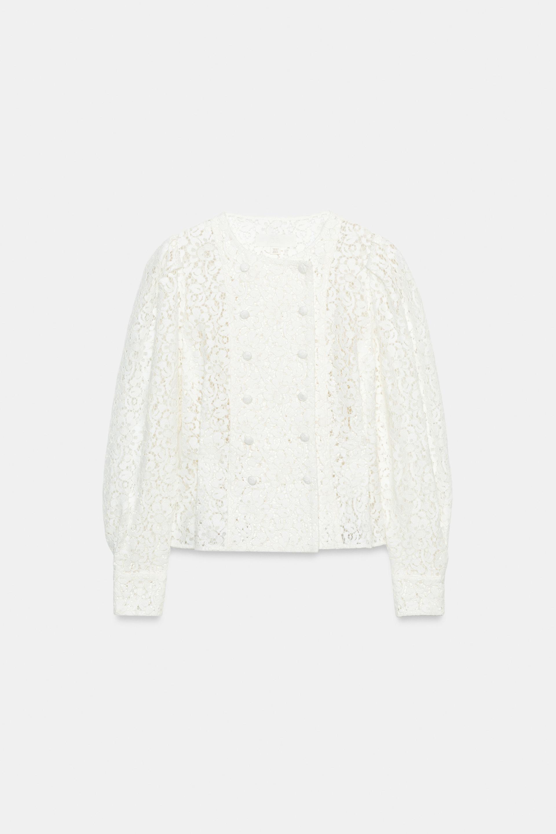 LACE WRAP JACKET by ZARA