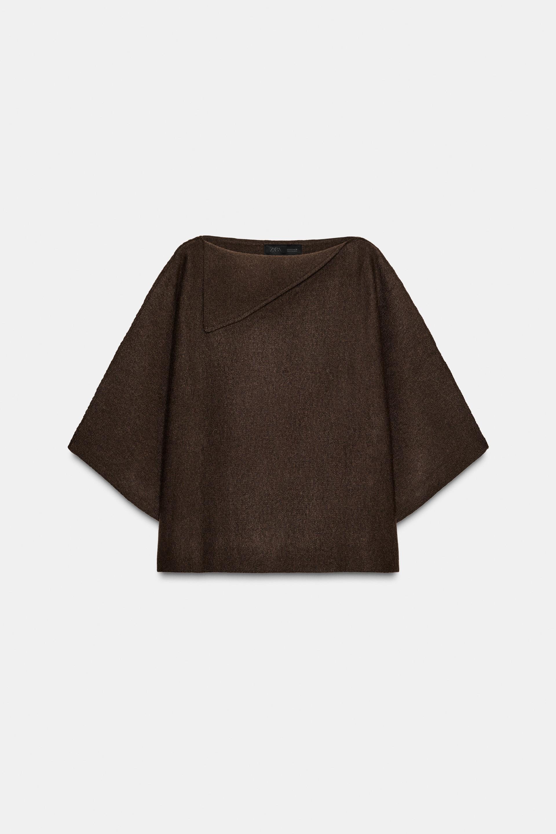 LAPEL COLLAR KNIT JUMPER by ZARA