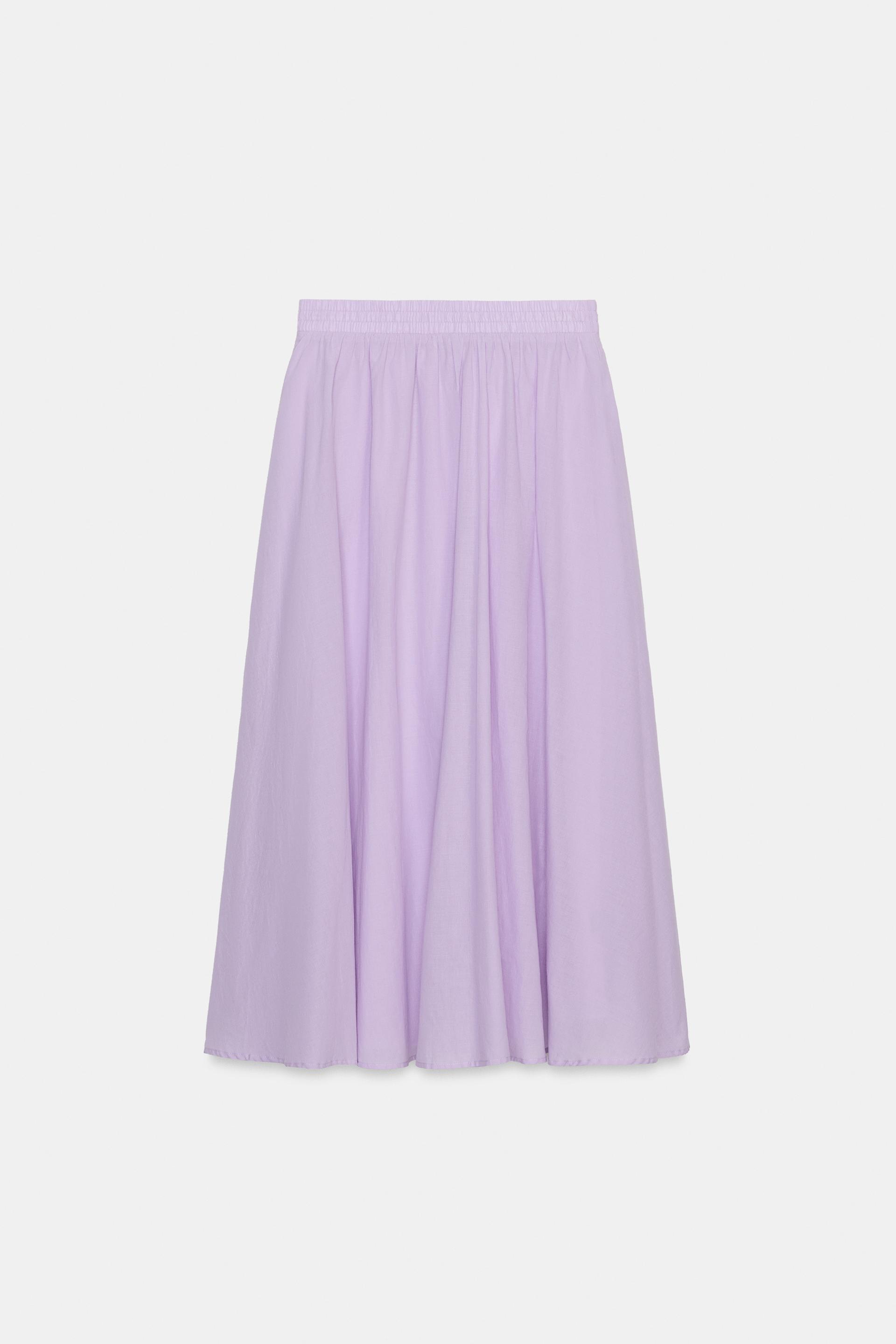 LAYERED MIDI SKIRT by ZARA