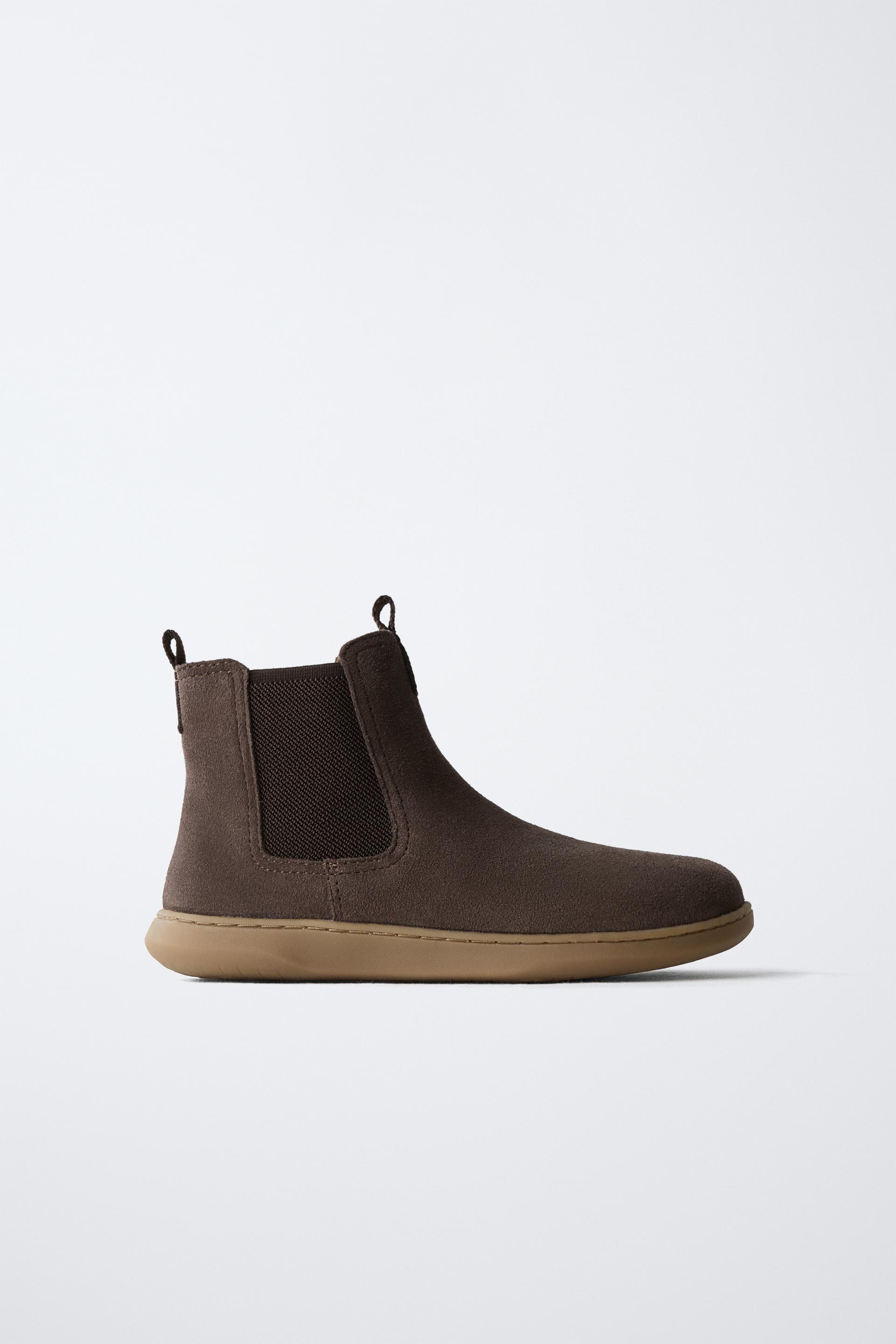 LEATHER BAREFOOT BOOTS by ZARA