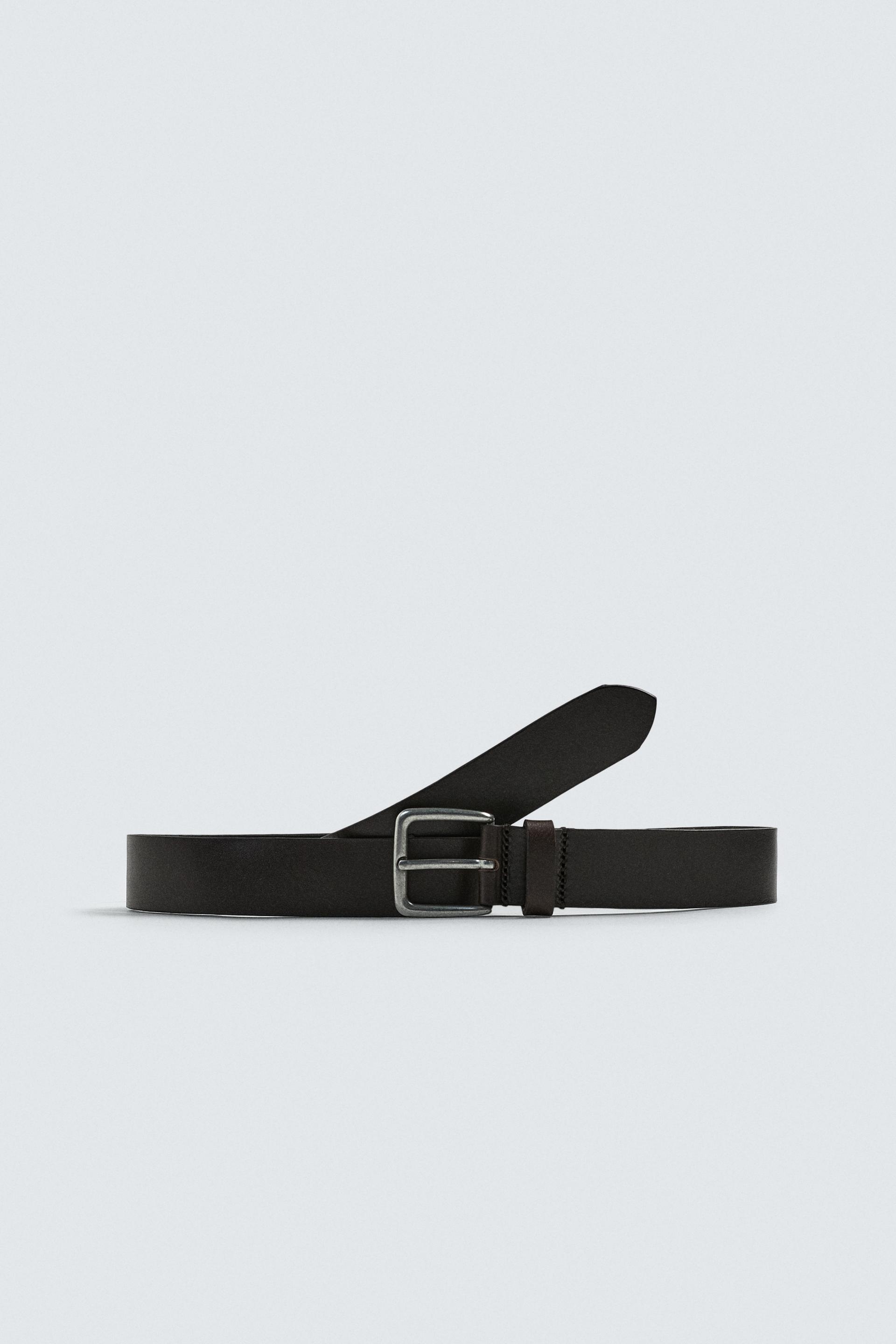 LEATHER BELT by ZARA