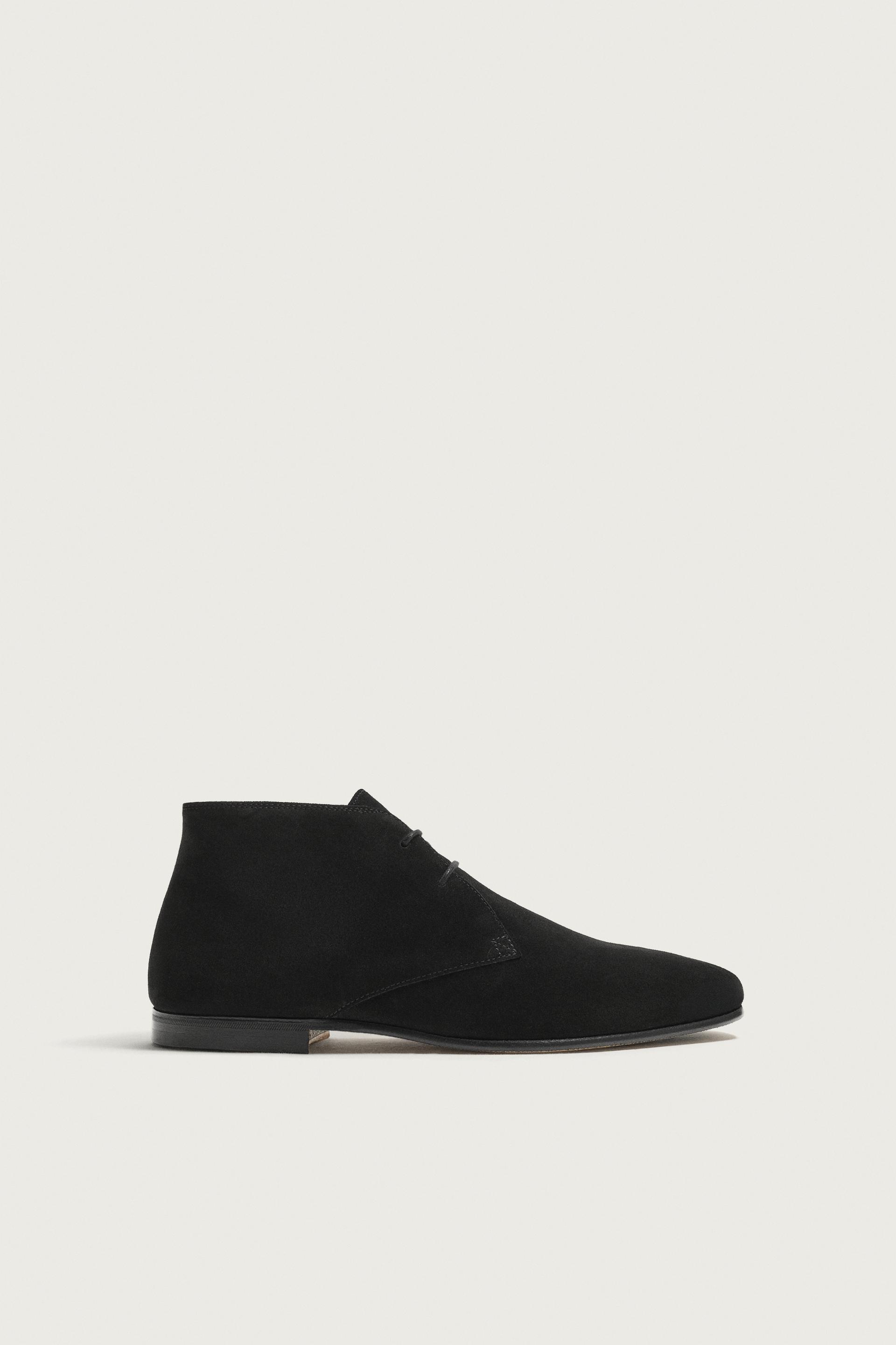 LEATHER BOOT by ZARA