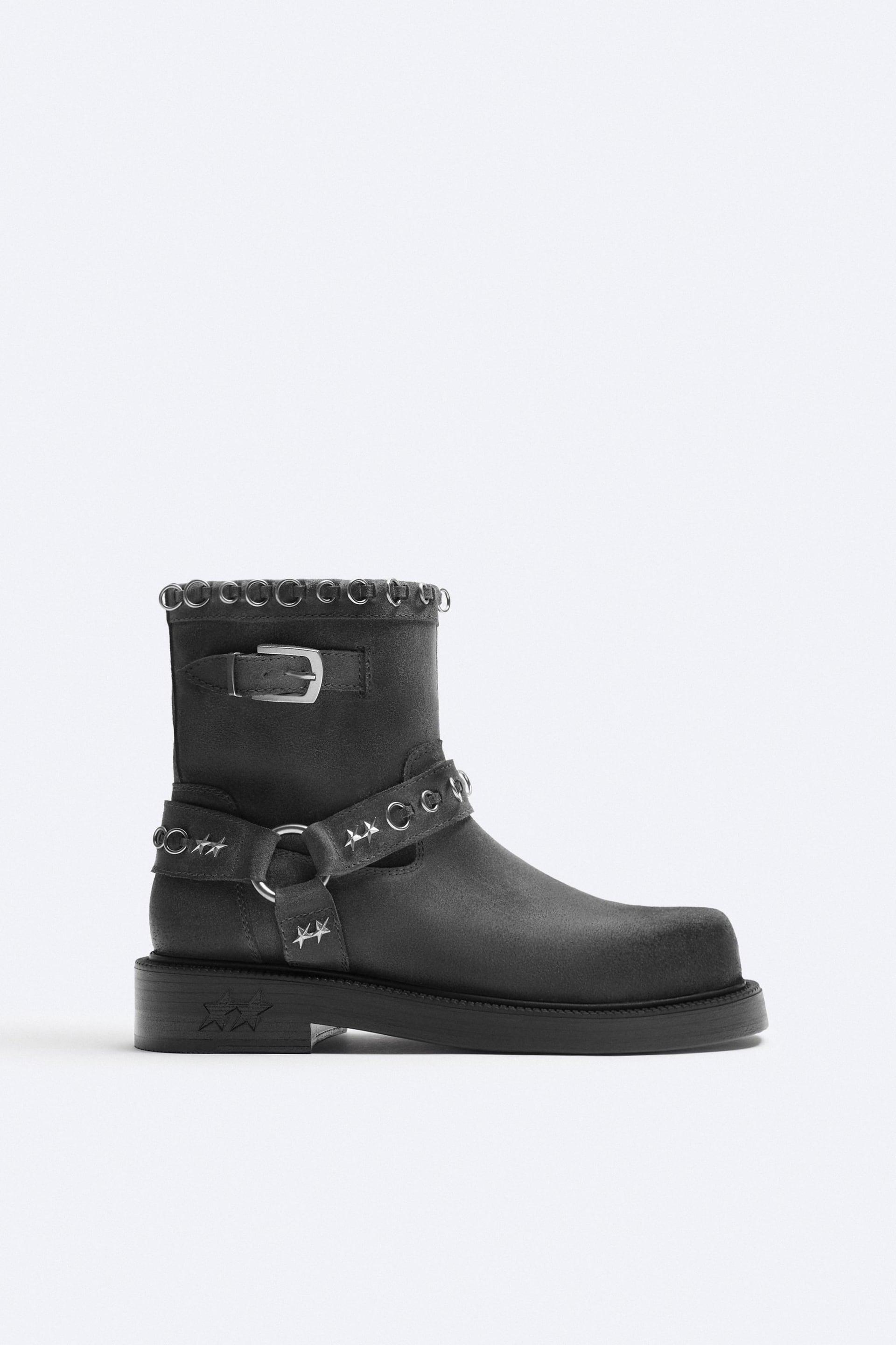 LEATHER BOOTS X TWOJEYS LIMITED EDITION by ZARA