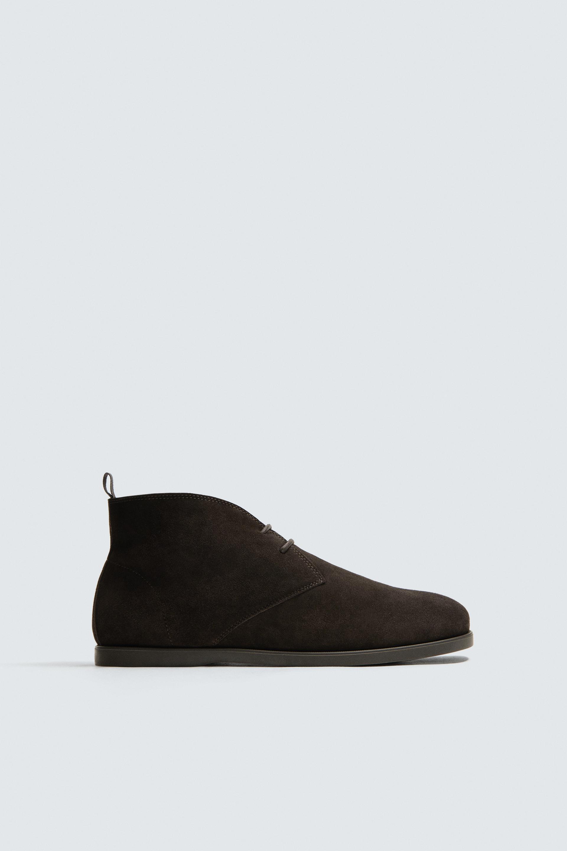LEATHER BOOTS by ZARA