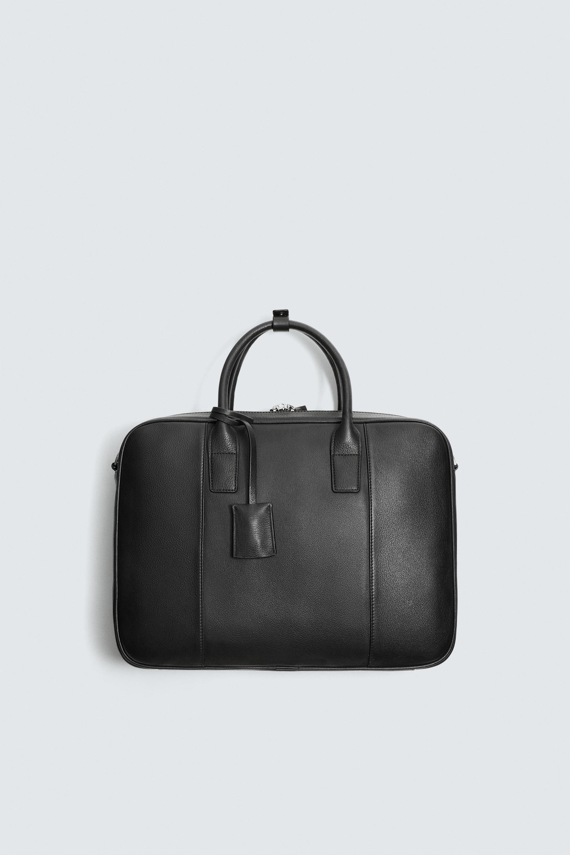 LEATHER BRIEFCASE by ZARA