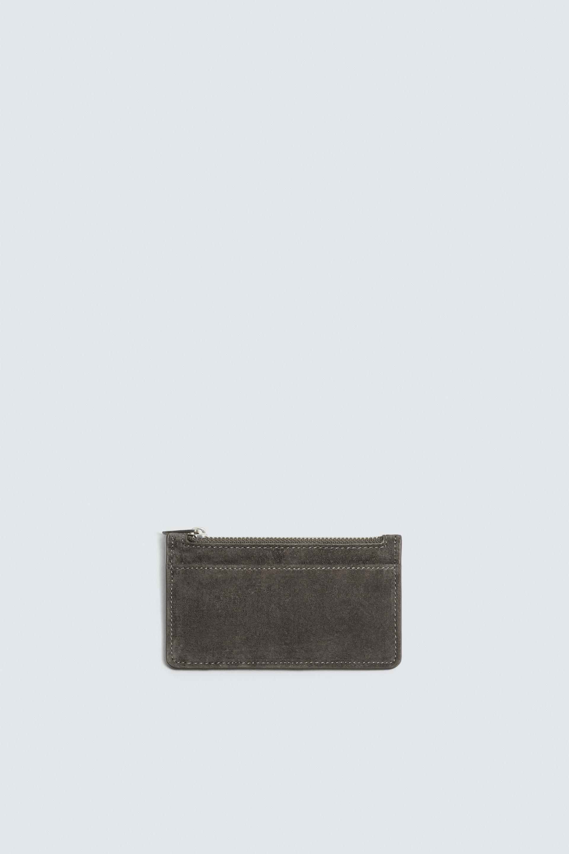 LEATHER CARDHOLDER by ZARA