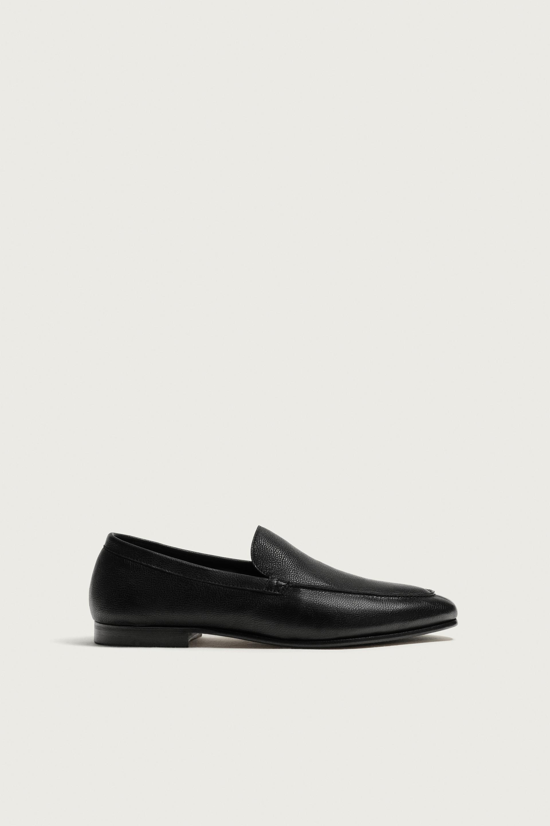 LEATHER DRESS LOAFERS by ZARA