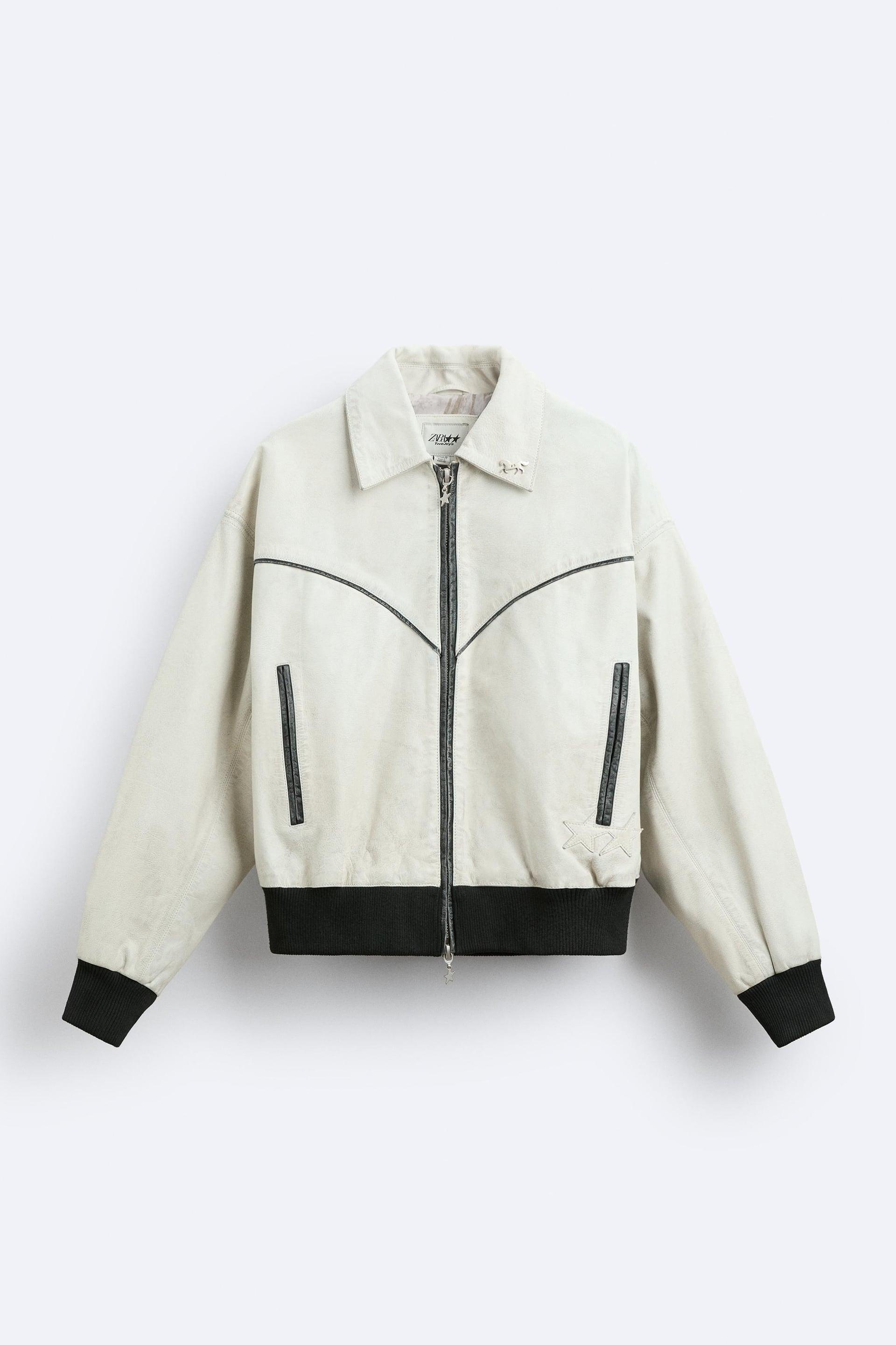 LEATHER JACKET X TWOJEYS LIMITED EDITION by ZARA