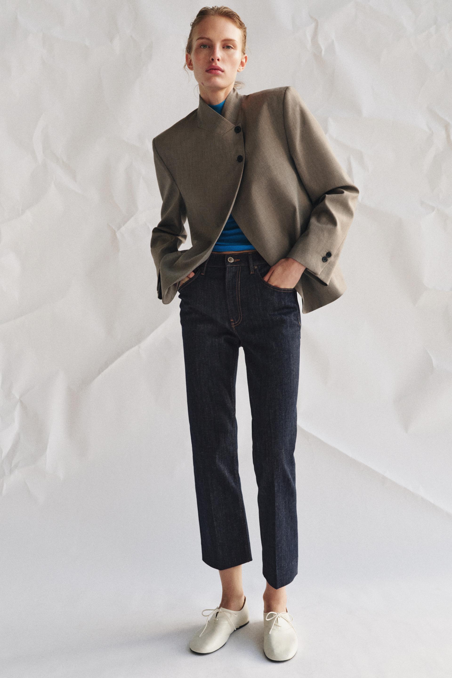 LEATHER LACE-UP LOAFERS by ZARA