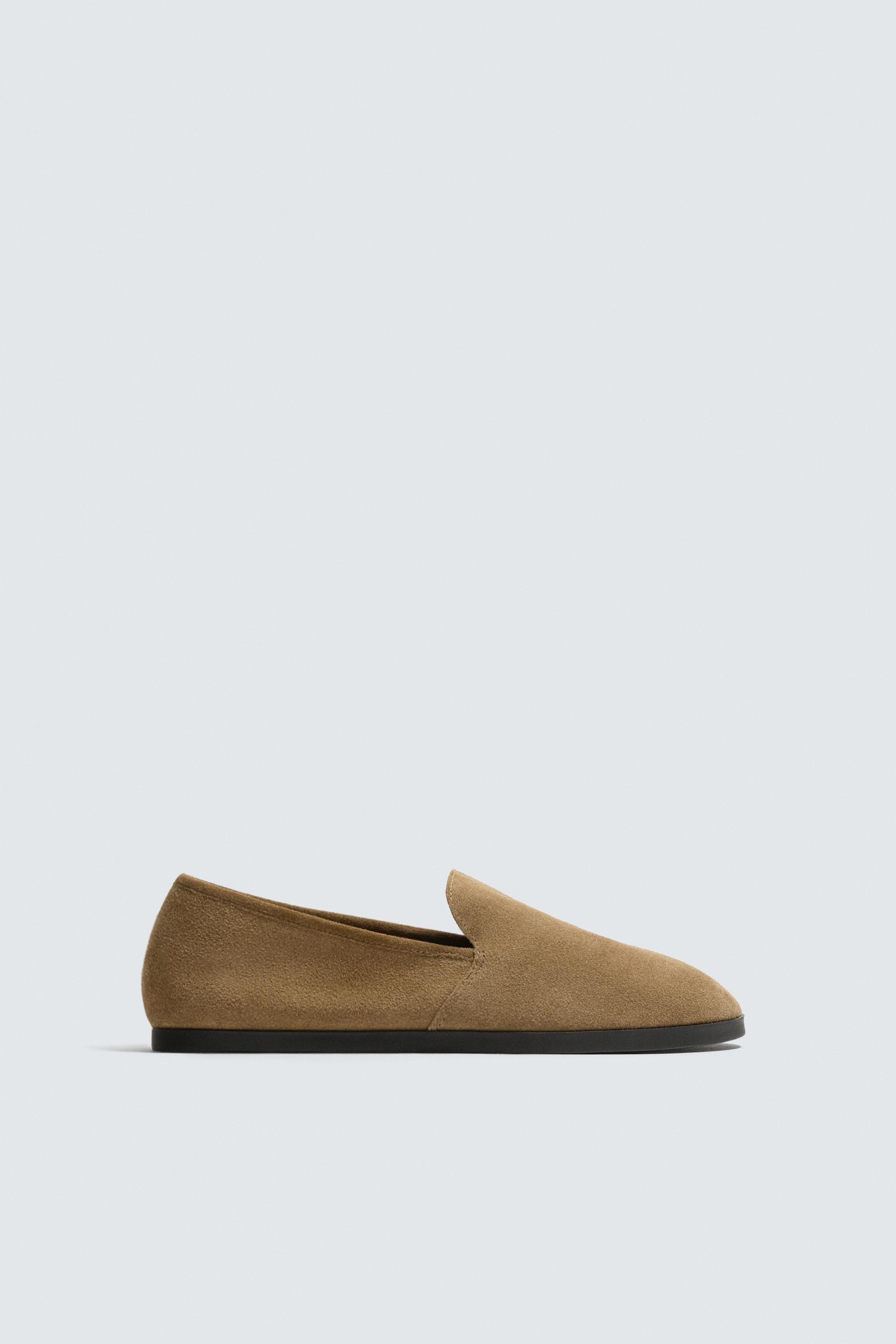 LEATHER LOAFERS by ZARA