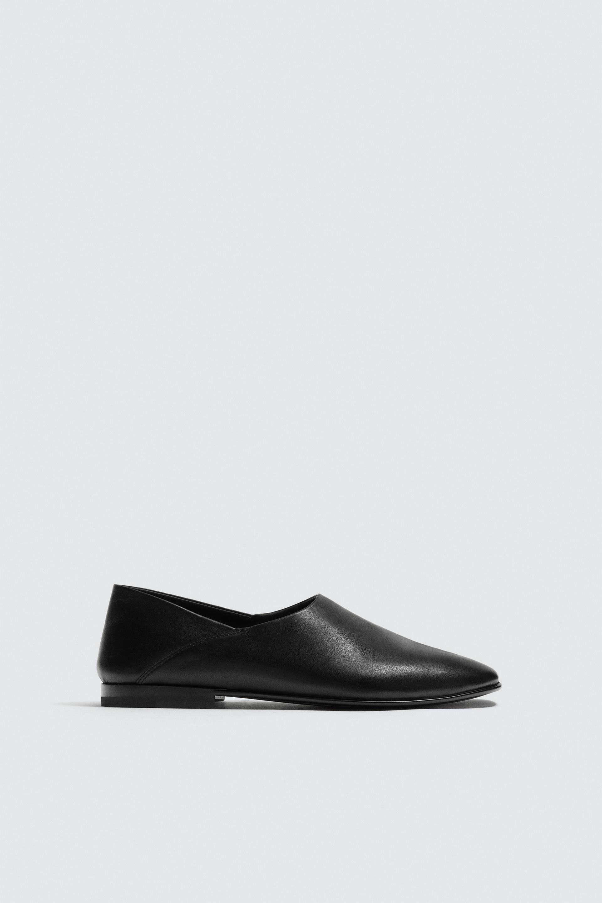 LEATHER LOAFERS by ZARA
