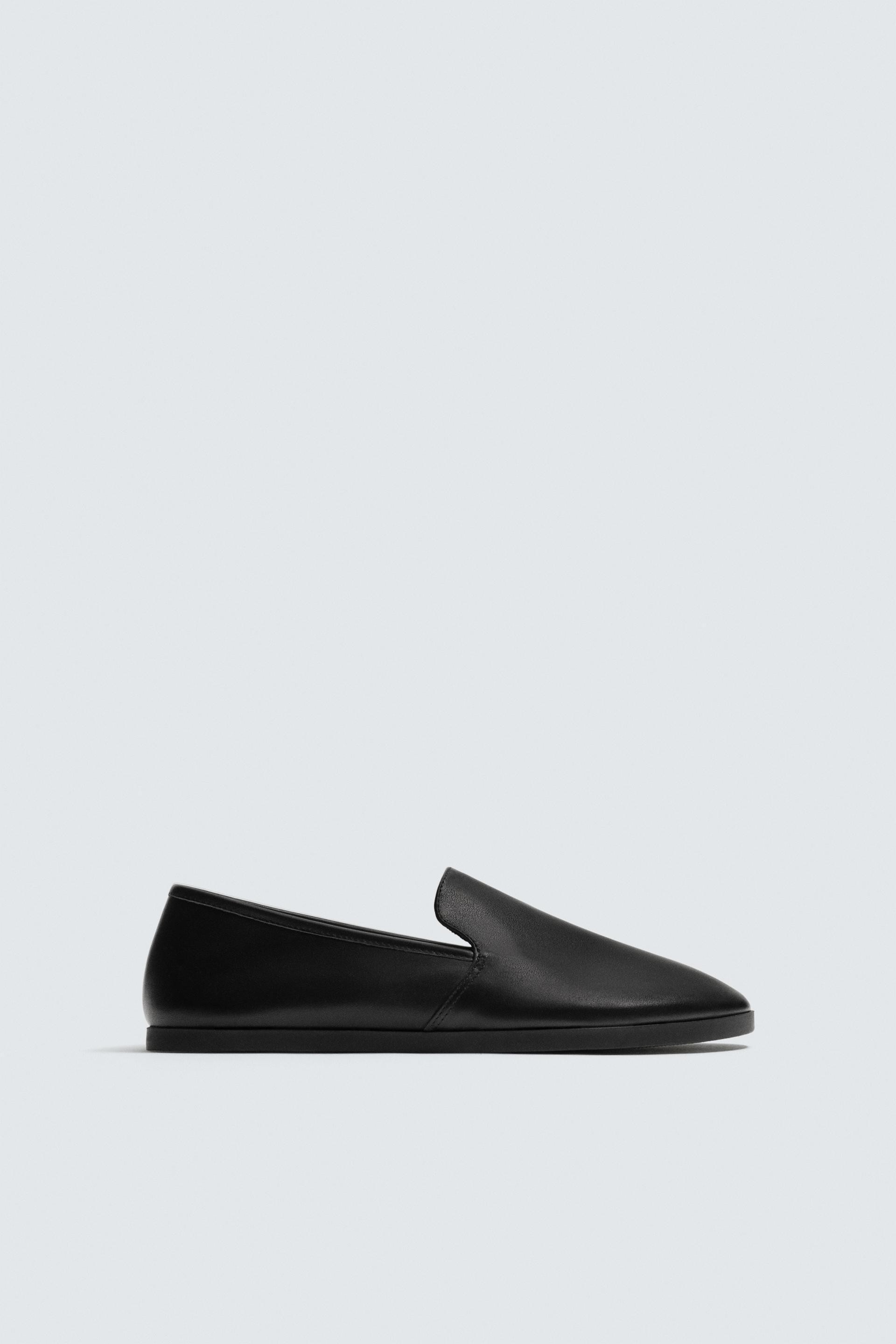 LEATHER LOAFERS by ZARA