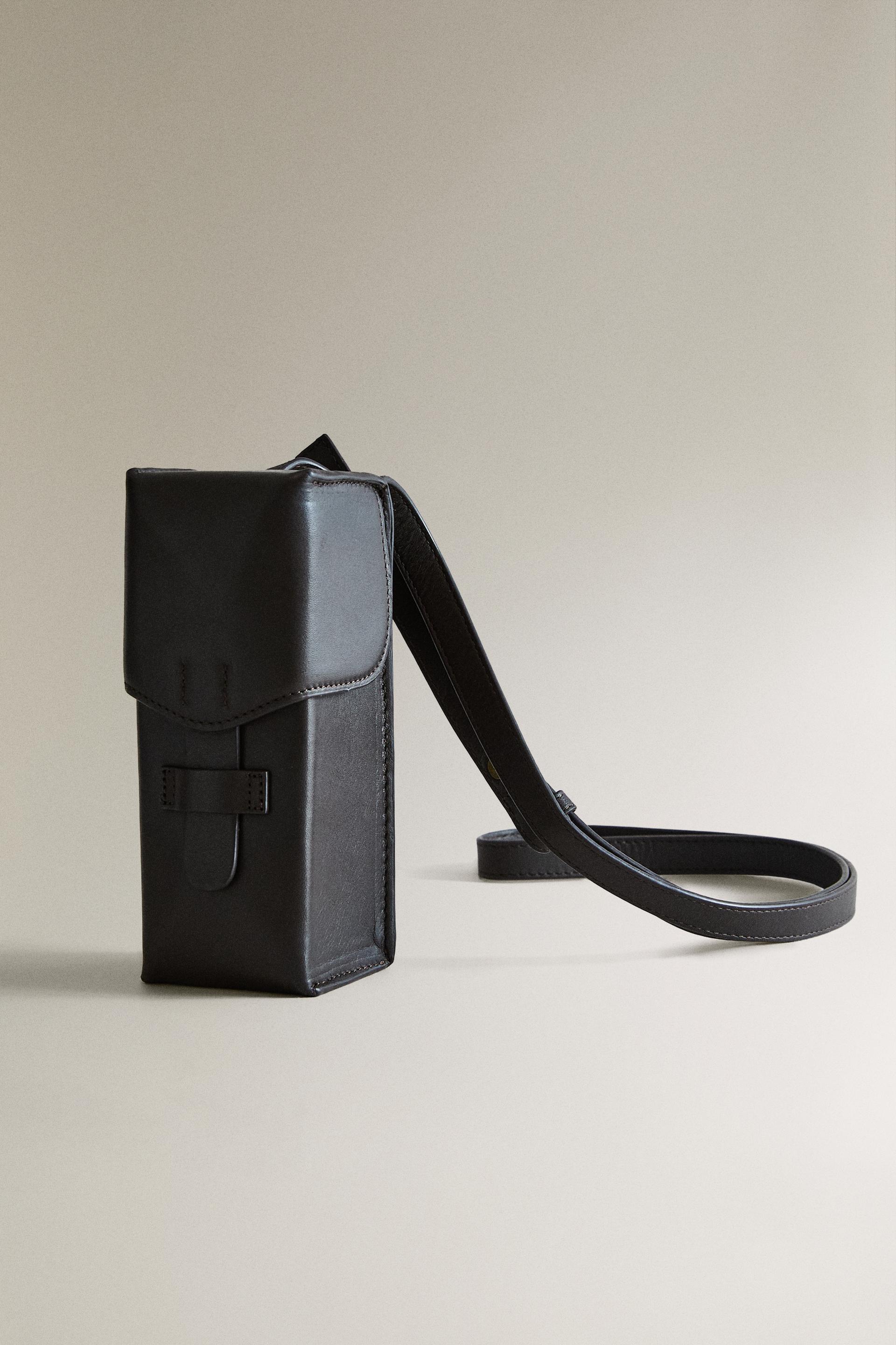 LEATHER LOMOMATIC CAMERA CASE by ZARA