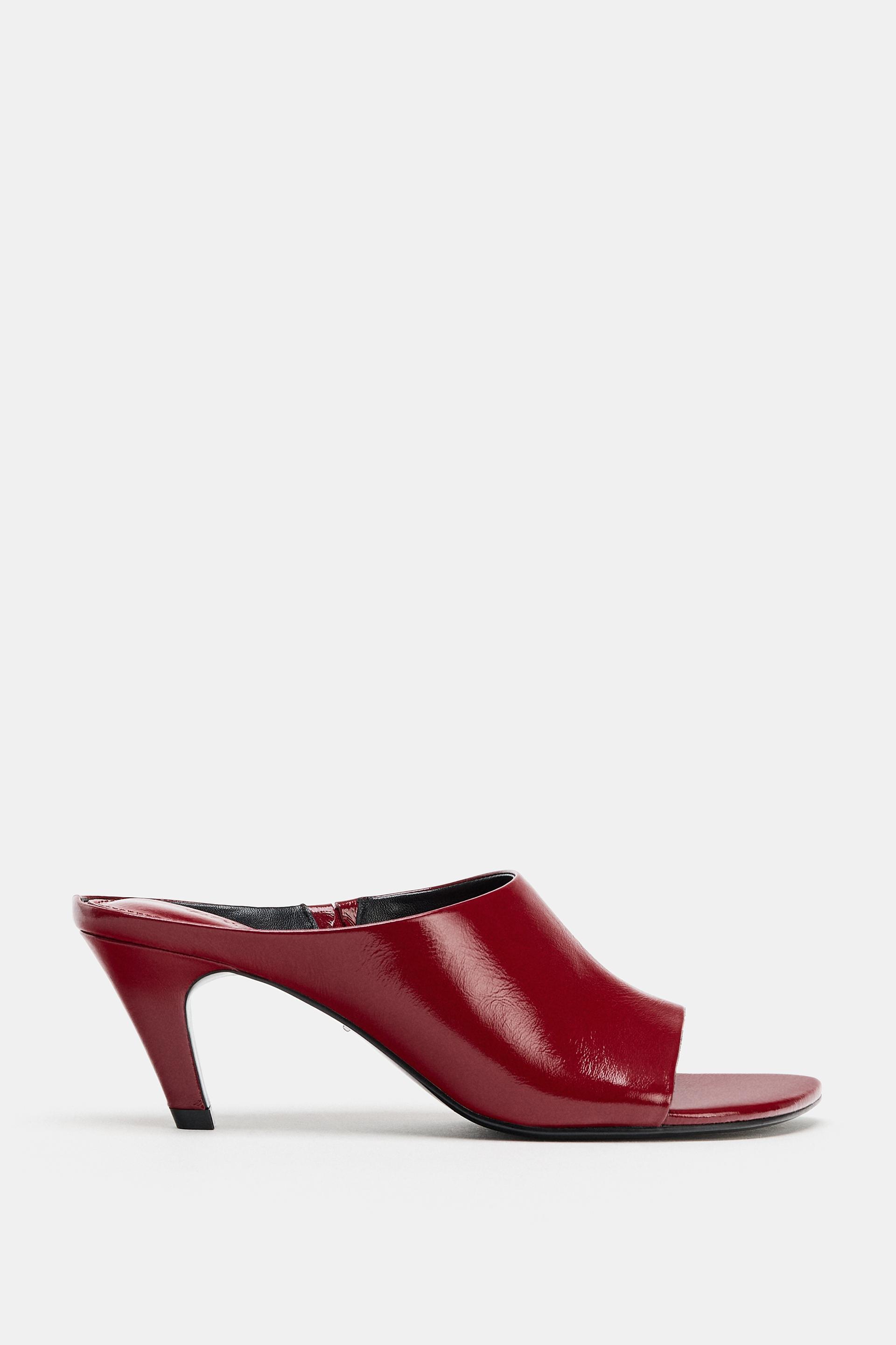 LEATHER MULE SANDALS LIMITED EDITION by ZARA