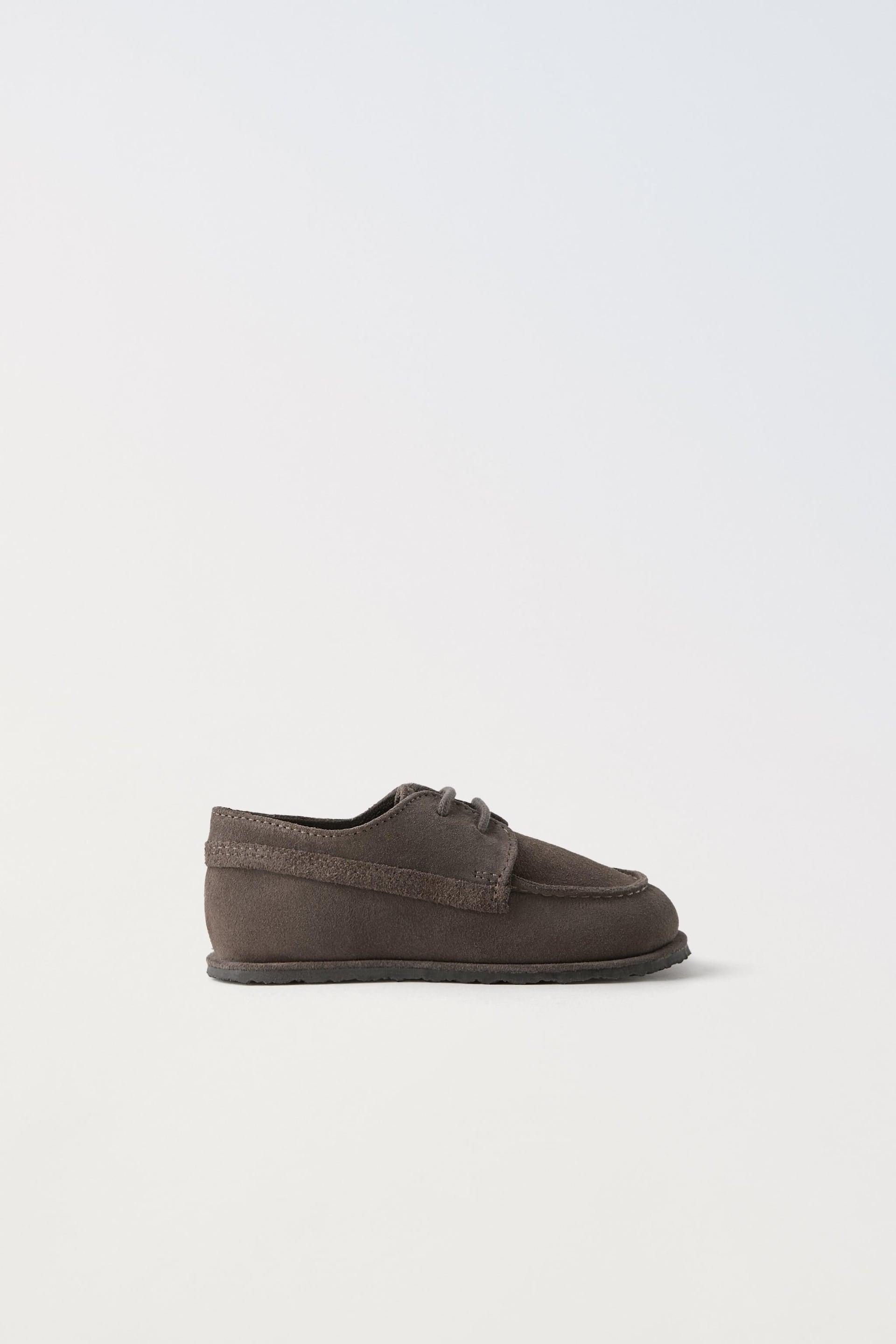 LEATHER OXFORD SHOES by ZARA