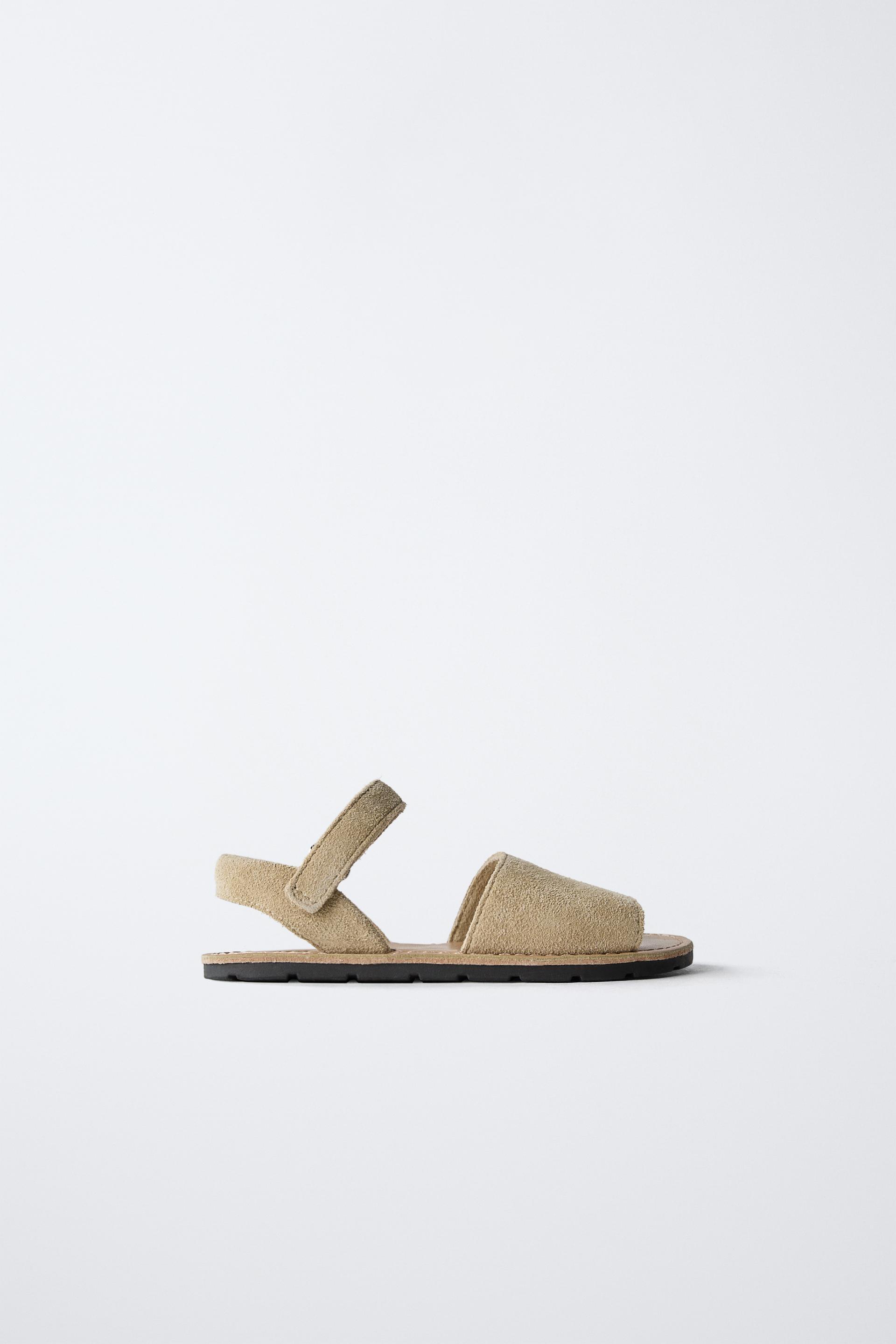 LEATHER SANDALS by ZARA