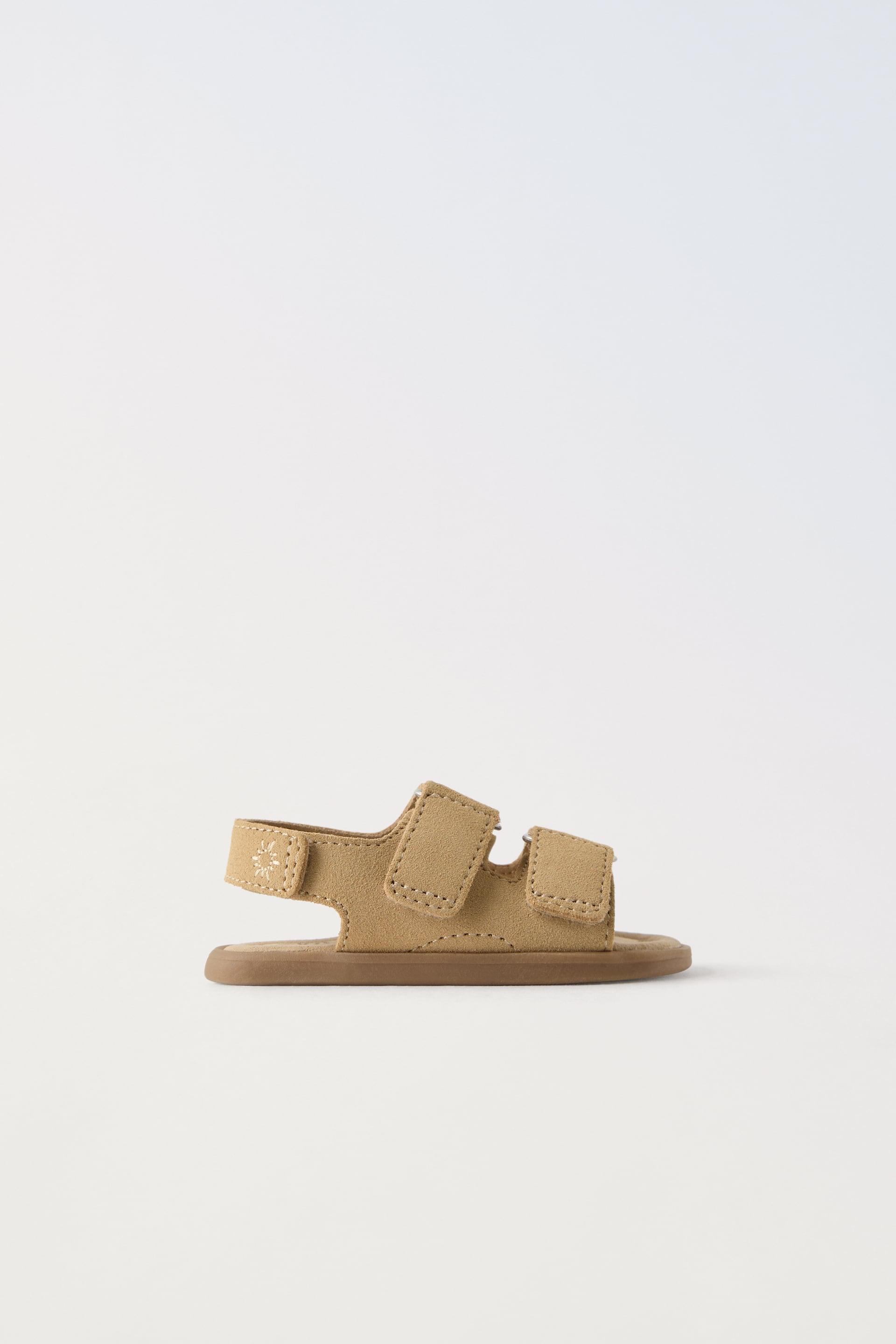 LEATHER SANDALS by ZARA