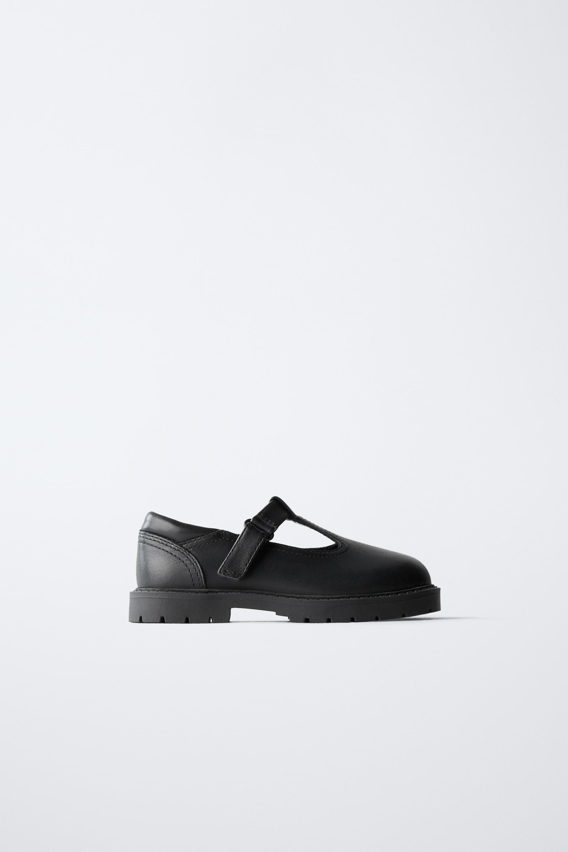 LEATHER SCHOOL SHOES by ZARA