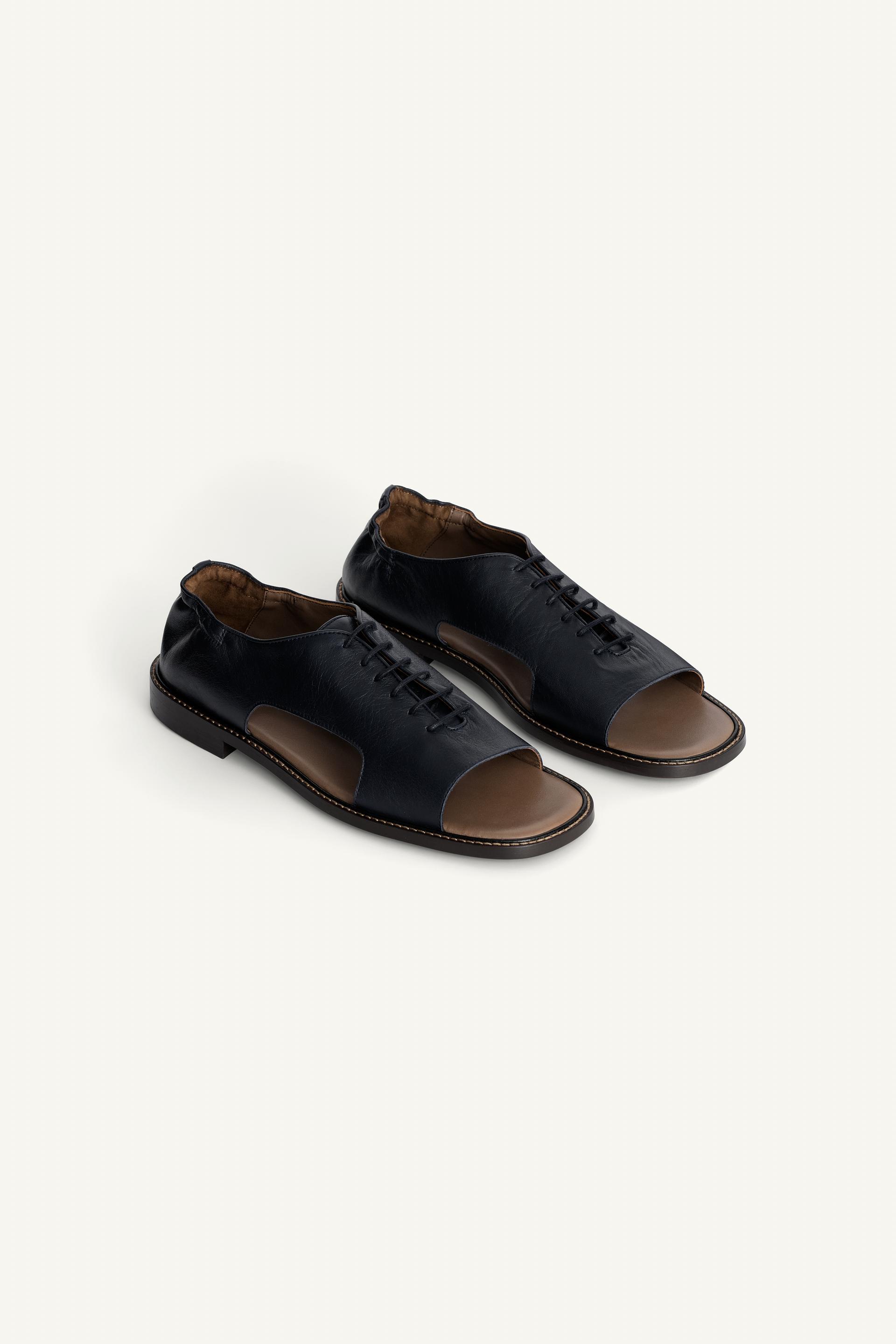 LEATHER SHOES by ZARA