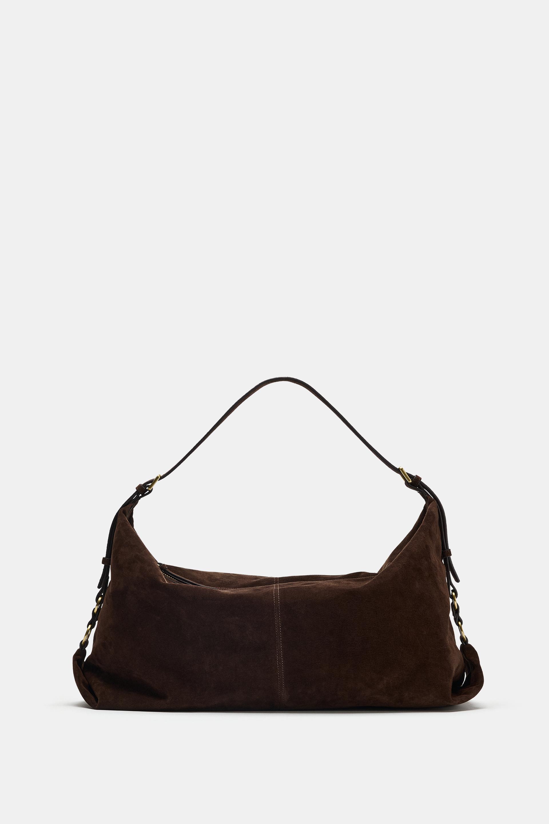 LEATHER SHOPPER BAG by ZARA