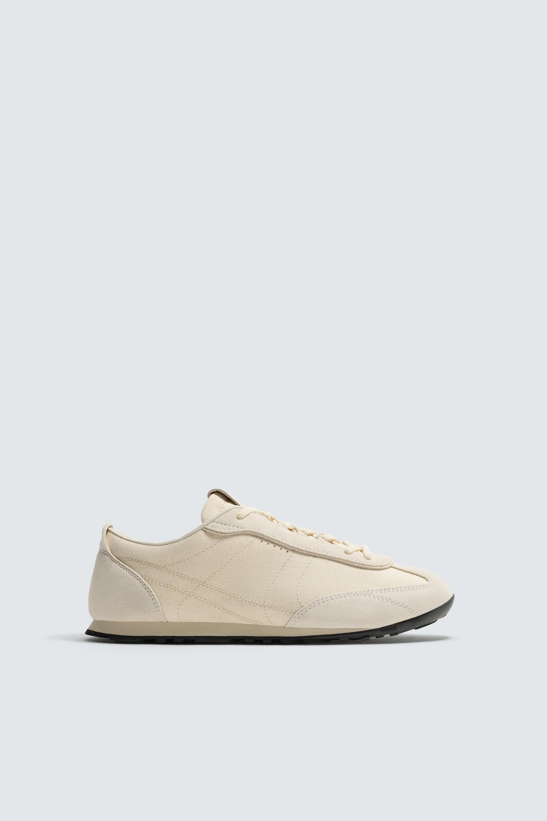 LEATHER SNEAKERS by ZARA