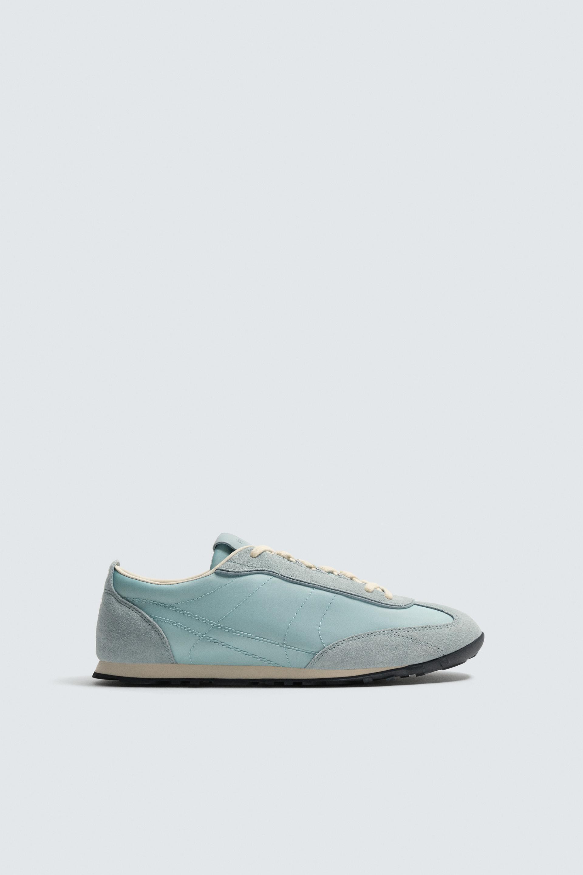 LEATHER SNEAKERS by ZARA